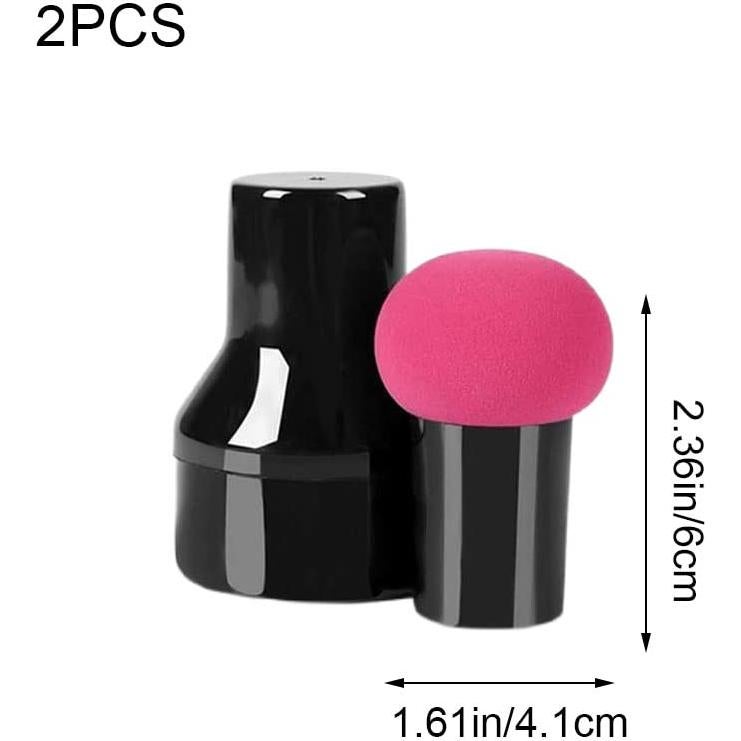 Esponjas de Maquillaje con Mango Qiuxing - 2 Pcs Hongo A