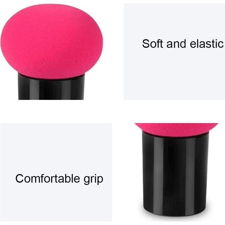 Esponjas de Maquillaje con Mango Qiuxing - 2 Pcs Hongo A