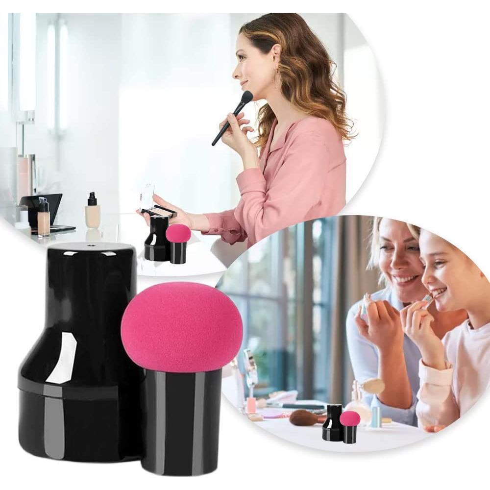 Esponjas de Maquillaje con Mango Qiuxing - 2 Pcs Hongo A