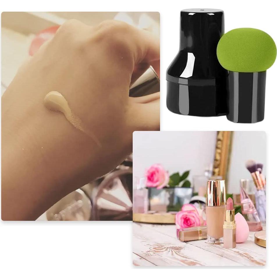 Esponjas de Maquillaje con Mango Qiuxing - 2 Pcs Hongo A
