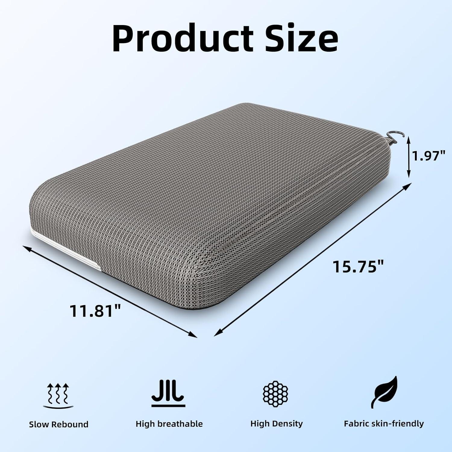 Cojín para Asiento de Ducha Fasjloctavty 40x30 cm Antideslizante