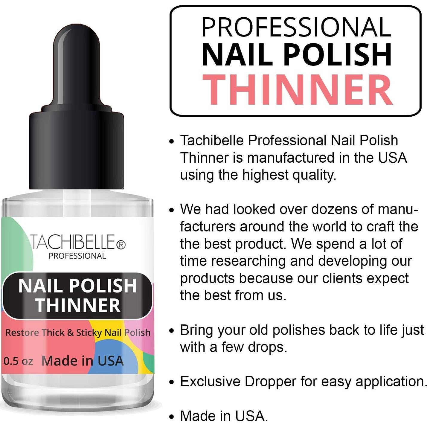 Disolvente de Esmalte de Uñas Tachibelle - 1 Botella 82g