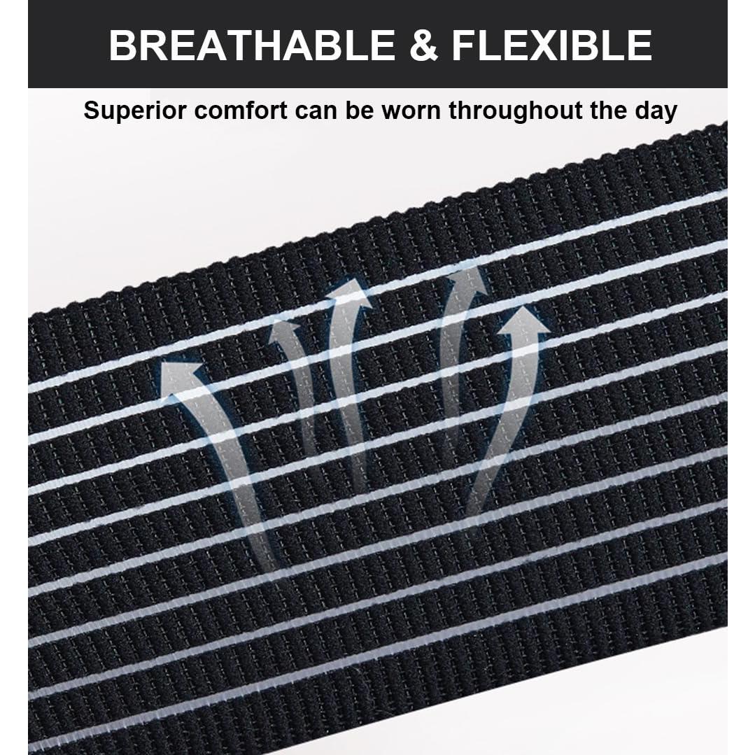 Soporte de Tobillo Ajustable SUJAYU para Esguince - Negro