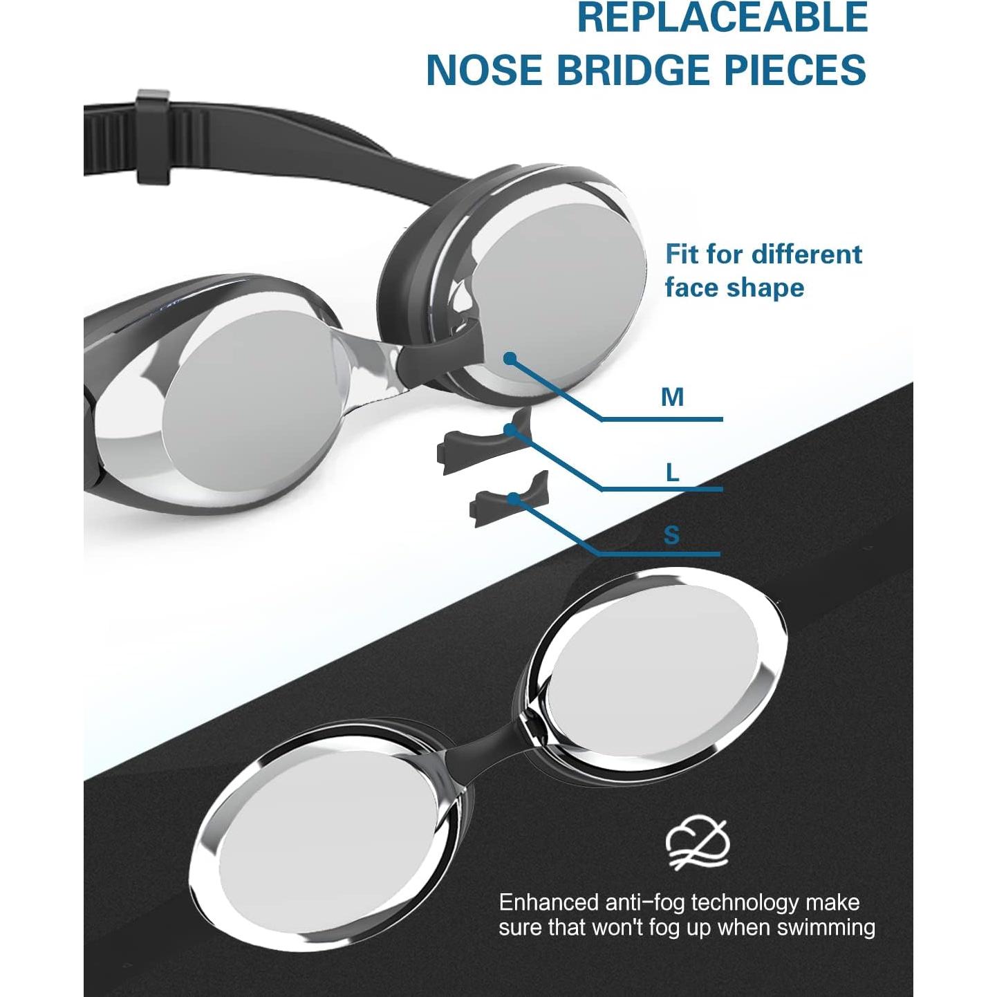 Gafas de Natación Kimasha 2Pack Anti-empañamiento UV