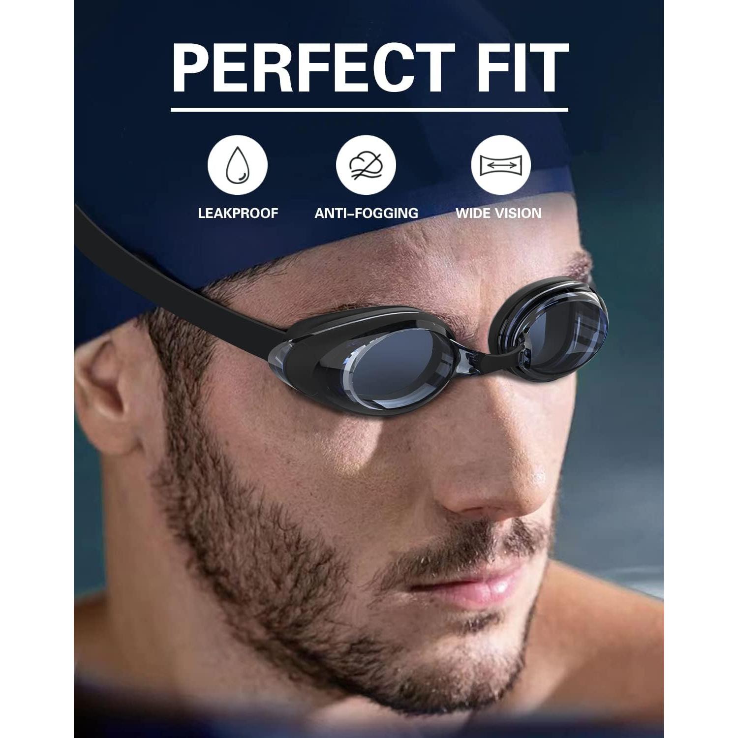 Gafas de Natación Kimasha 2Pack Anti-empañamiento UV
