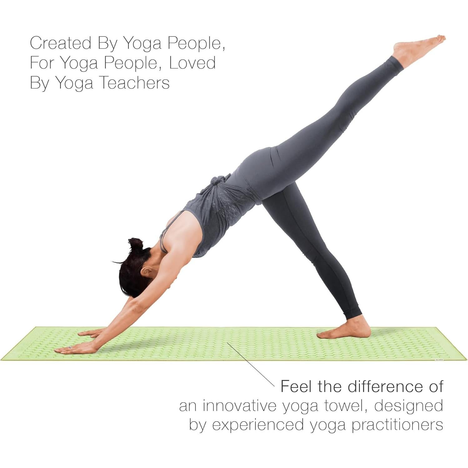 Toalla de Yoga Agoy Gecko Touch - Microfibra Antideslizante 182x67 cm