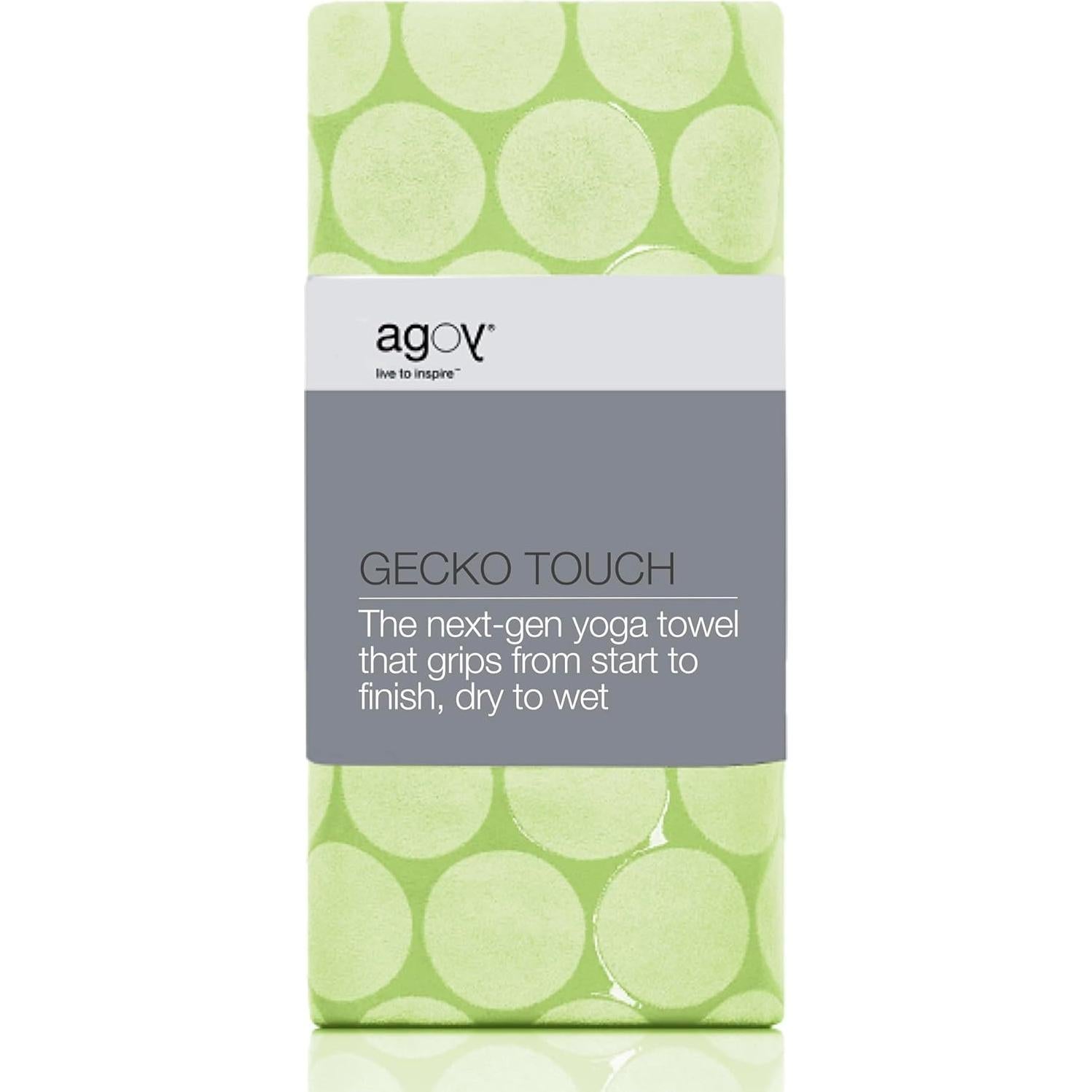 Toalla de Yoga Agoy Gecko Touch - Microfibra Antideslizante 182x67 cm