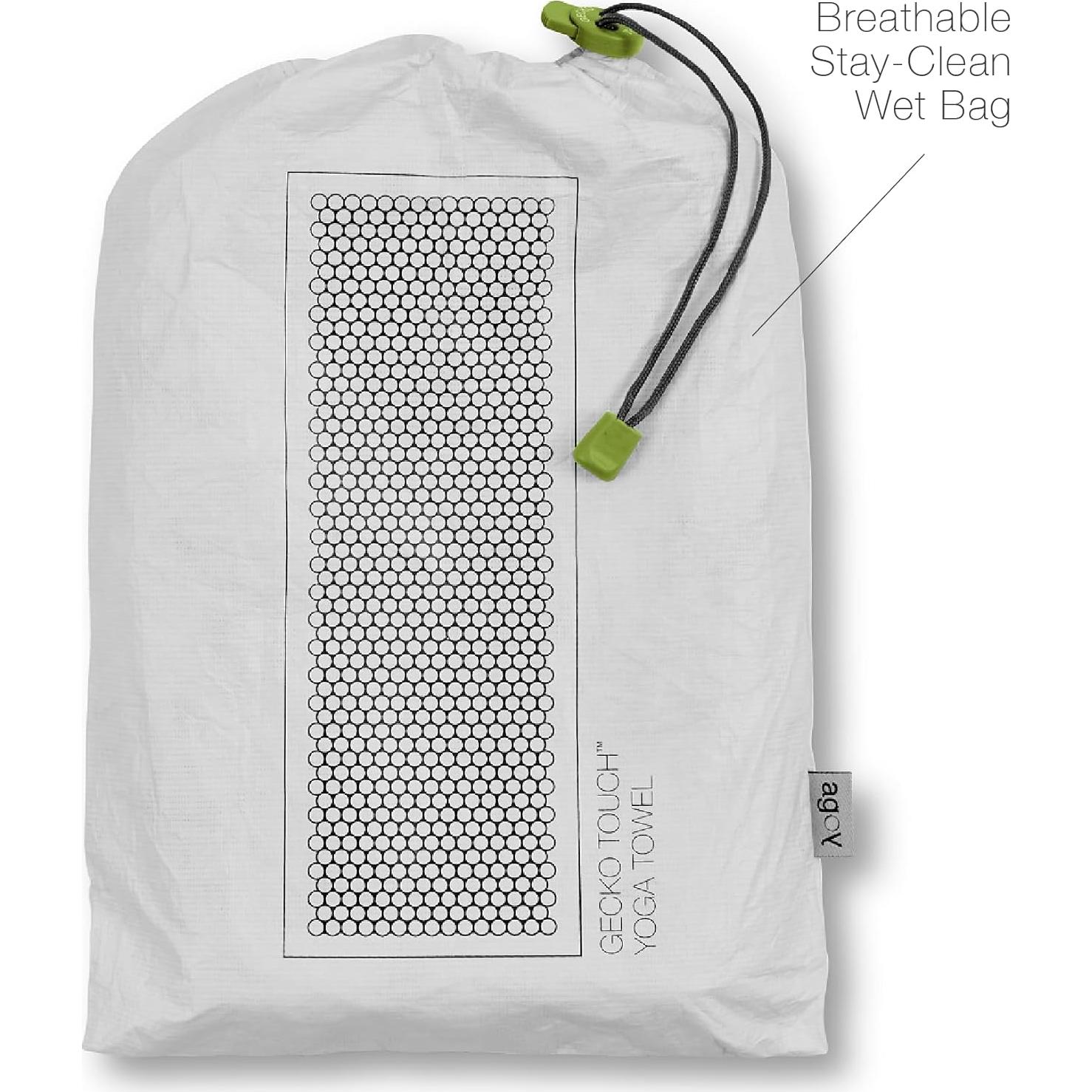 Toalla de Yoga Agoy Gecko Touch - Microfibra Antideslizante 182x67 cm