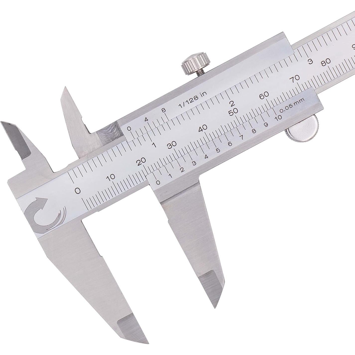 Calibrador Vernier Clockwise Tools DVLR-0605 0-150 mm Acero Inoxidable