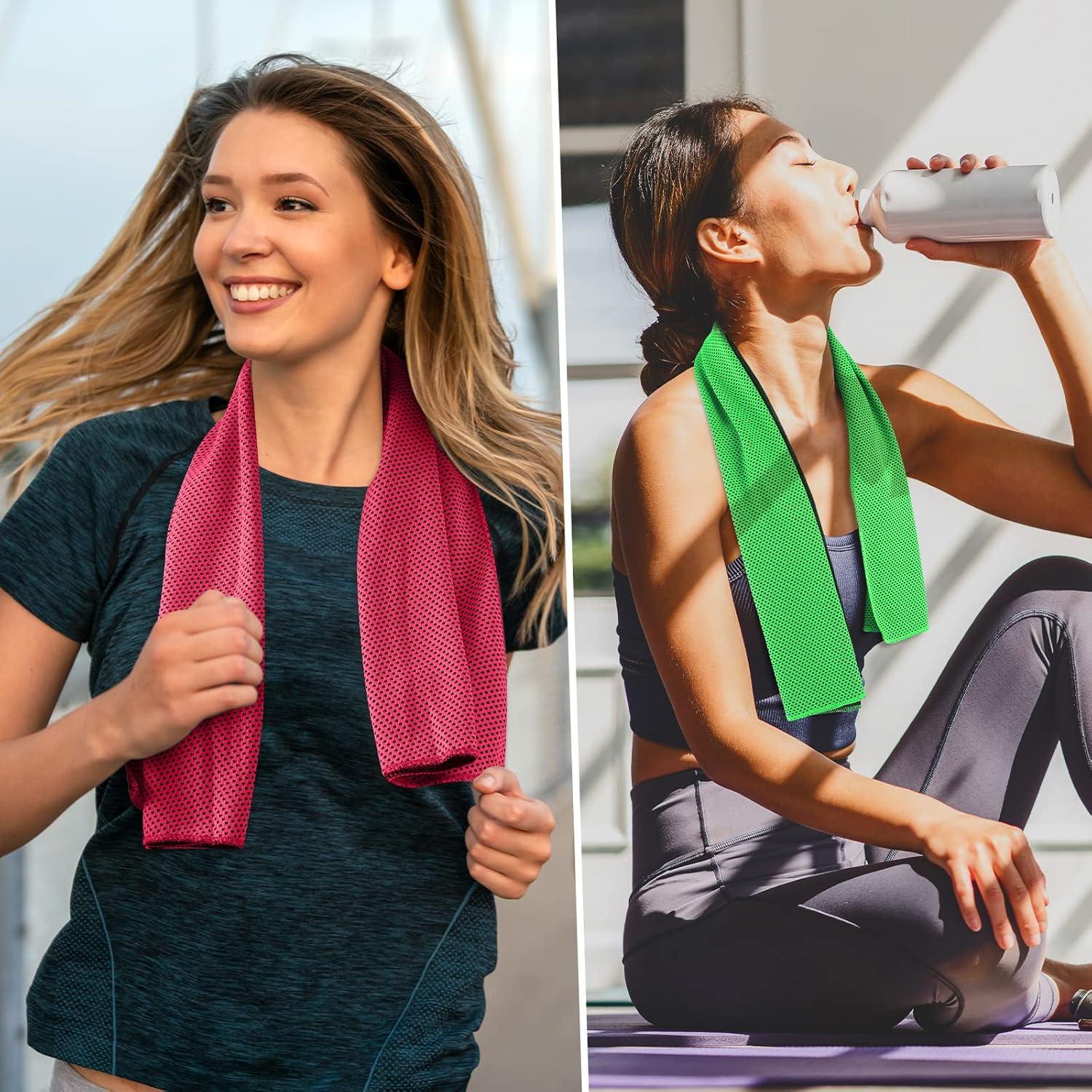 BBTO 50 Toallas Enfriadoras de Microfibra 30x80 cm - Colores Brillantes