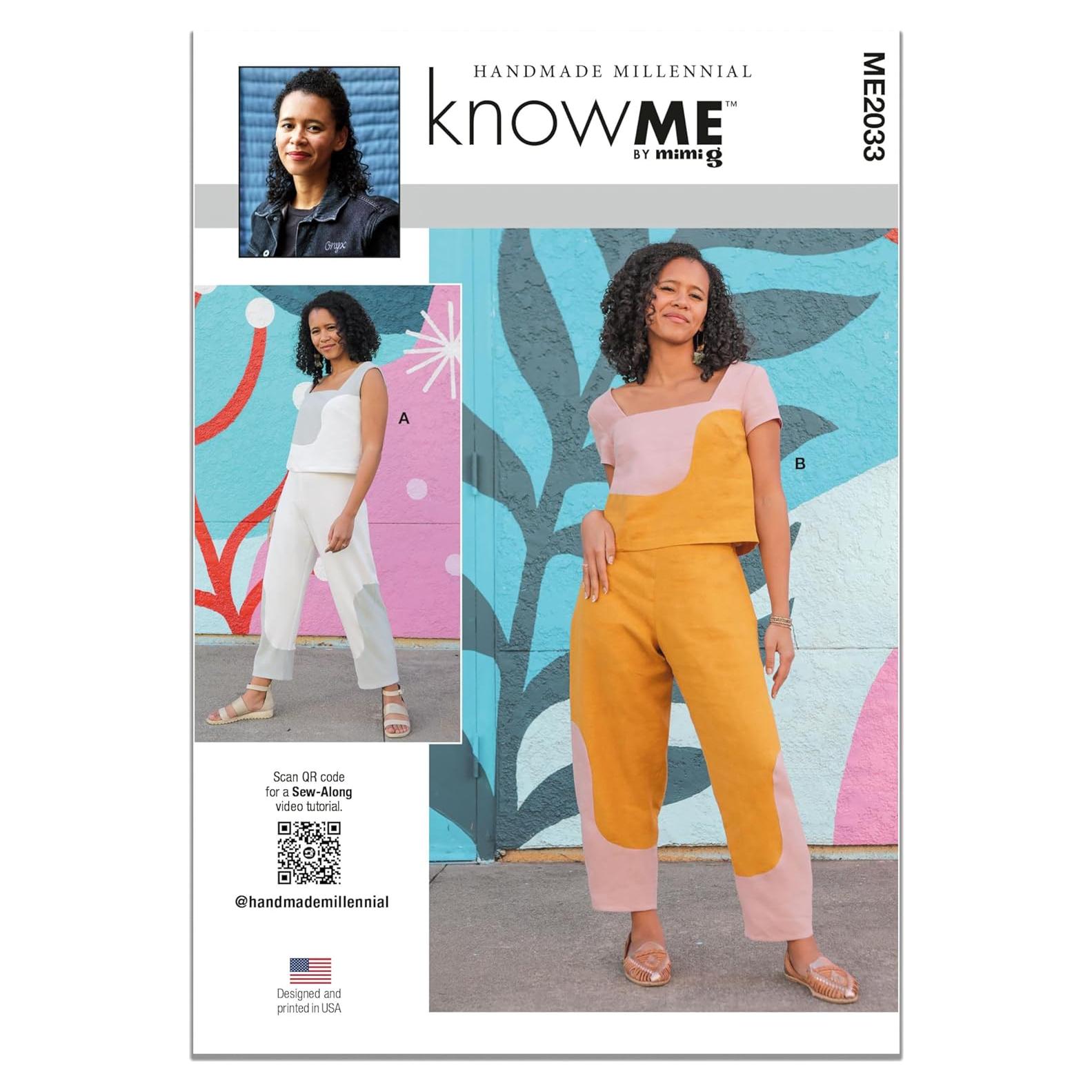 Patrón de Costura Sudaderas y Pantalones Conoce Me ME2033 Tallas 8-16