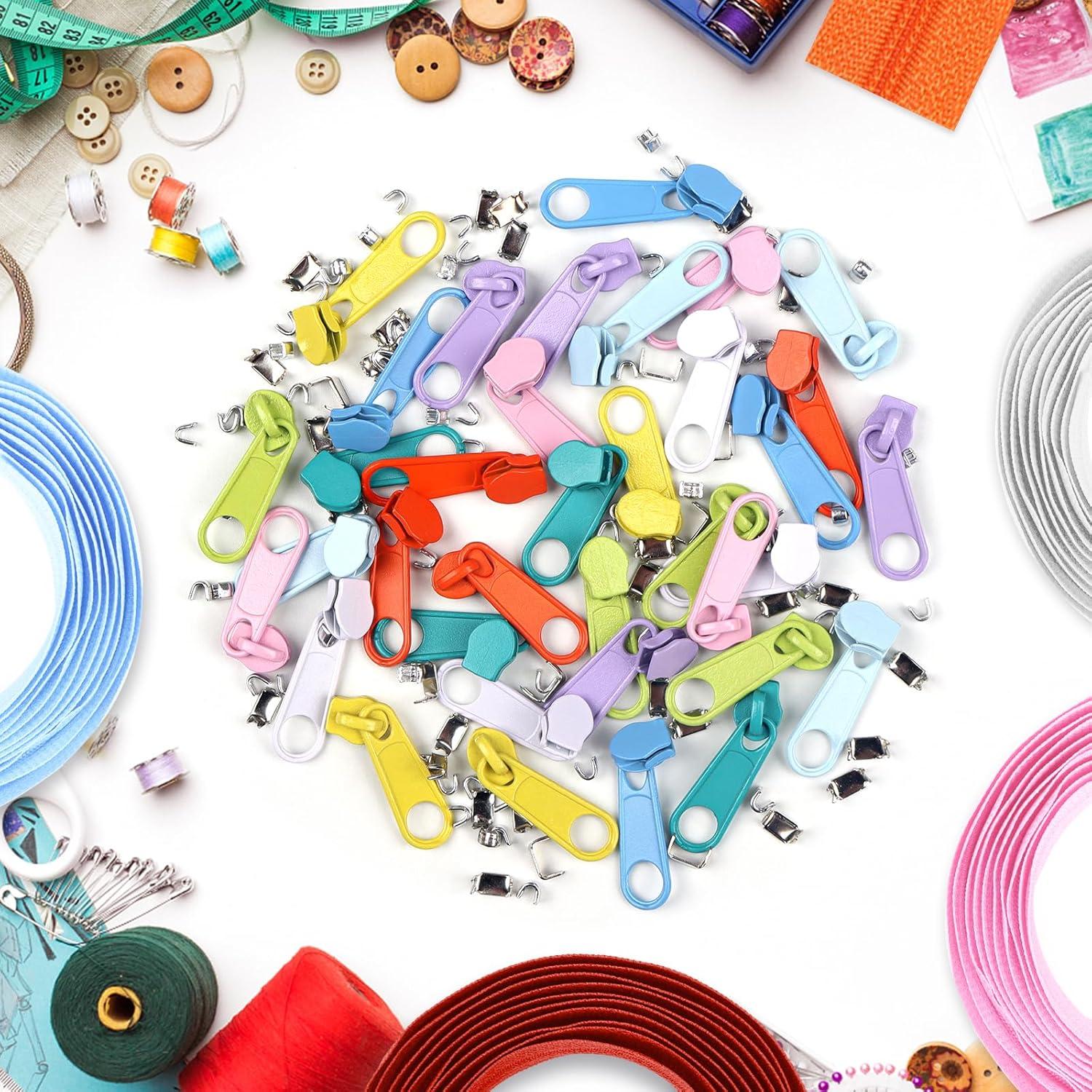 Cremalleras de Costura DOITEM 31 Yardas 10 Colores Nylon