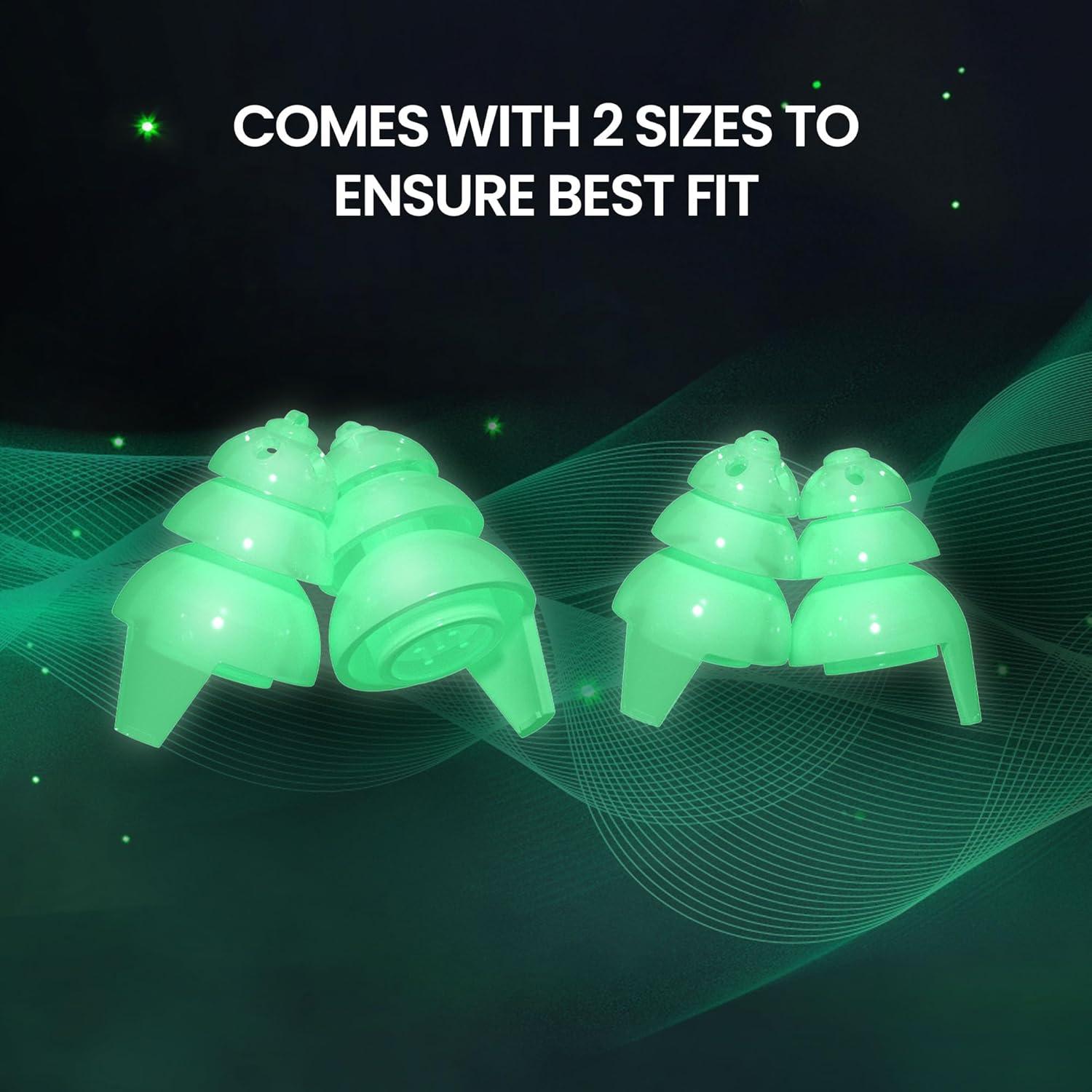 Tapones para Oídos Eargasm Smaller Ears - Brillan en la Oscuridad
