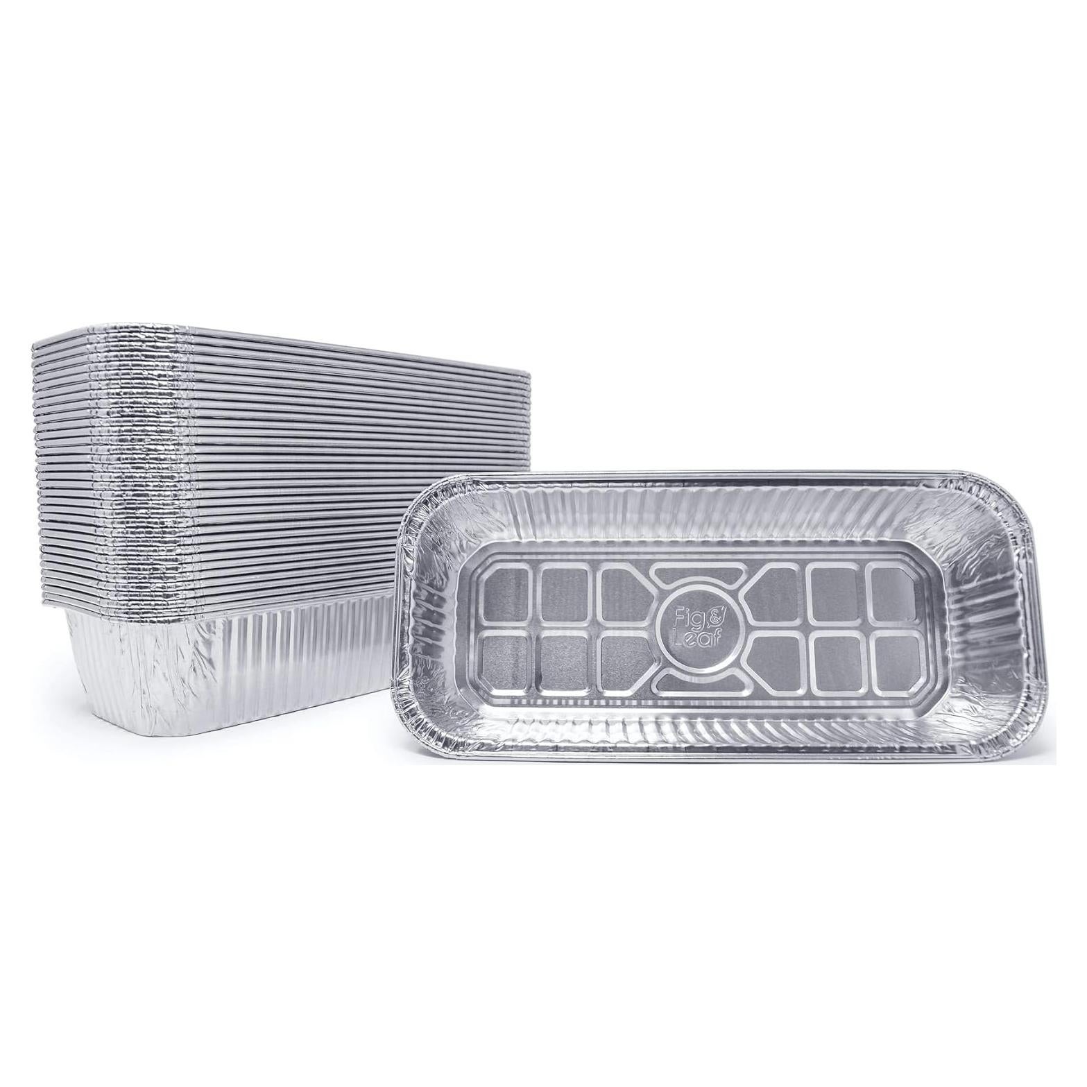 35 Bandejas de Goteo Aluminio Fig & Leaf para Parrillas Weber