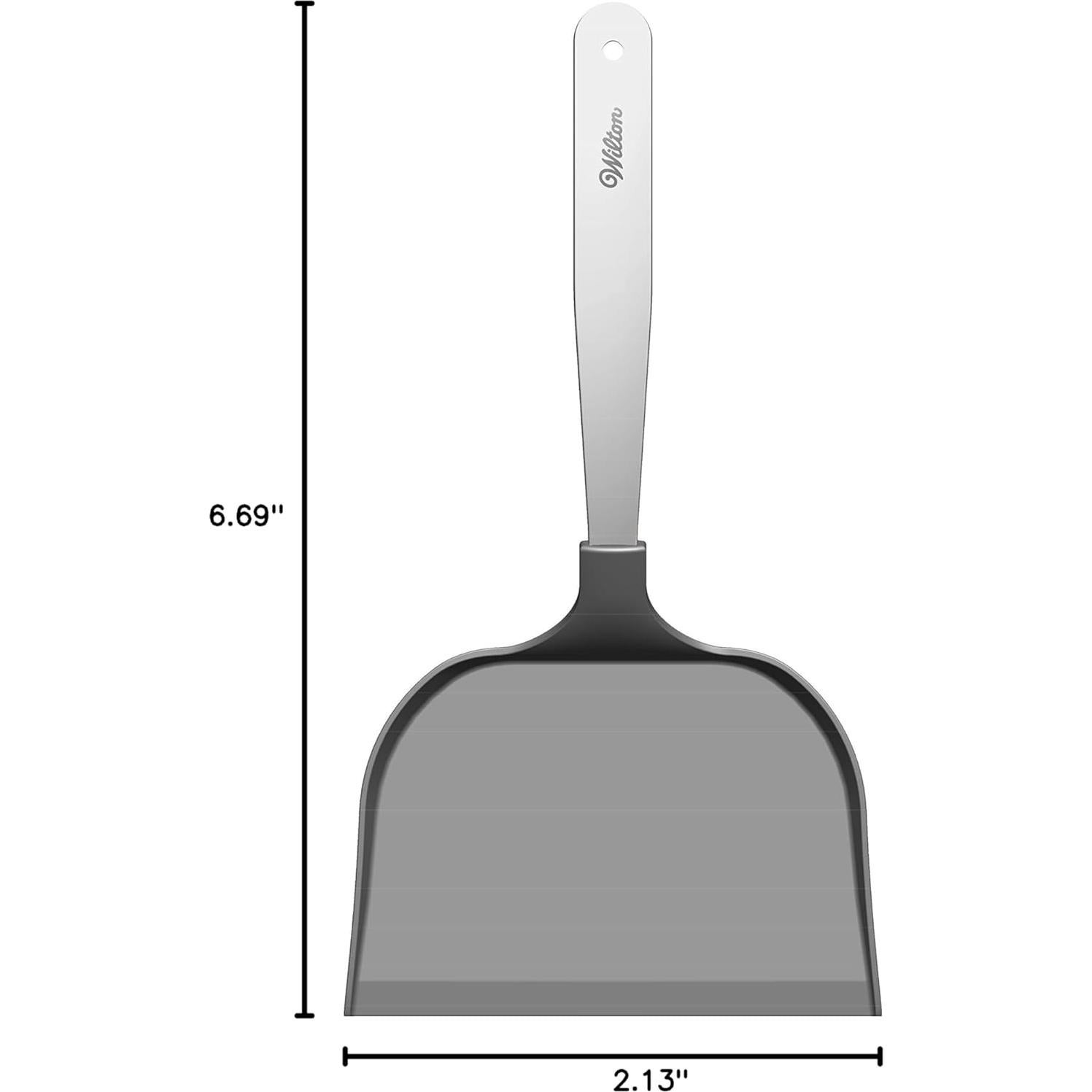 Espátula Extra Ancha Wilton Mega Acero Inoxidable Gris