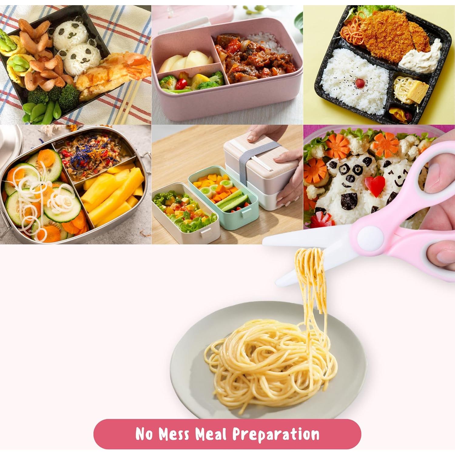 Tijeras de Comida para Bebés Eco-Fused - Cerámica 2 Paquete