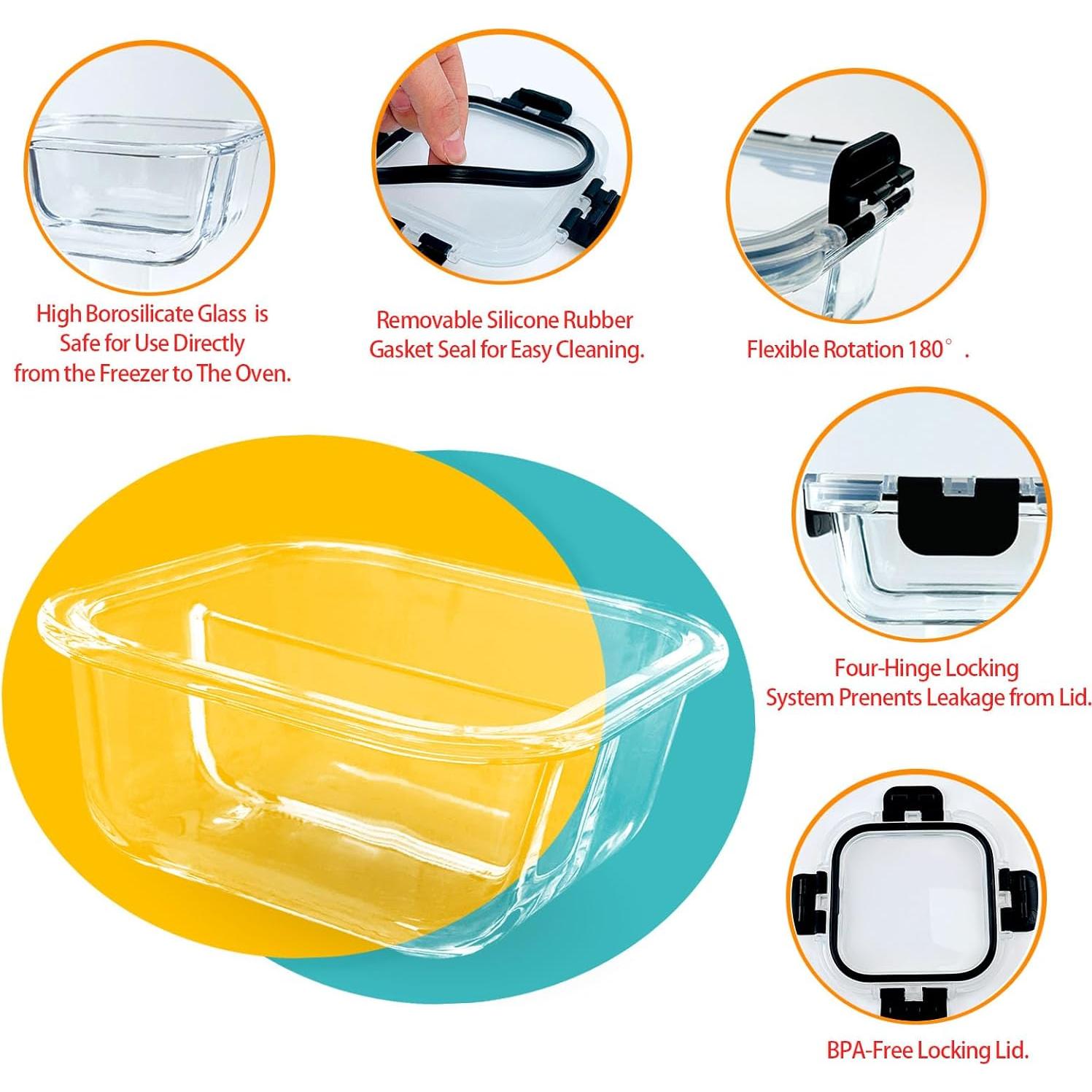 Contenedores de Comida Bariátrica Nafhone, 3 Piezas 1 Taza