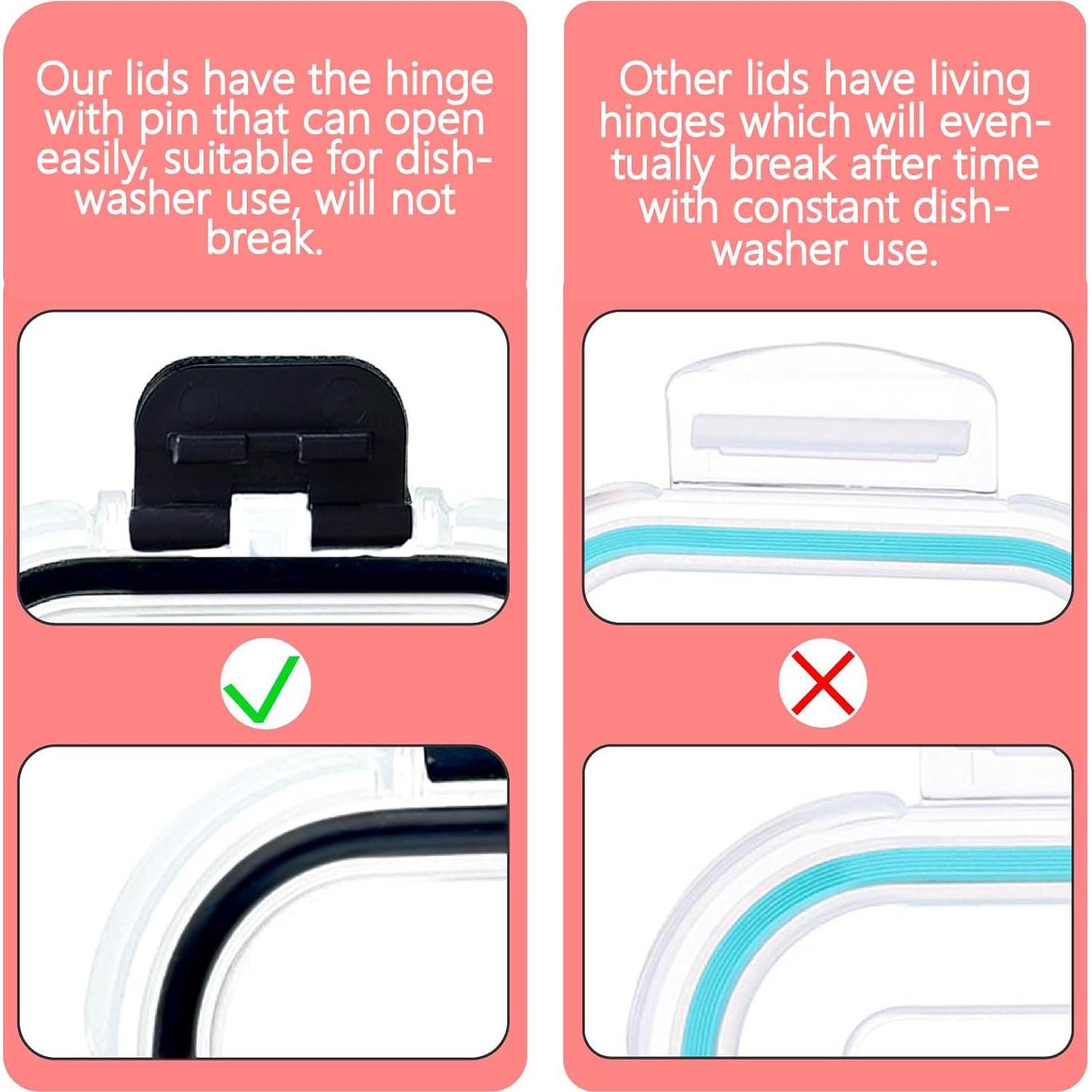 Contenedores de Comida Bariátrica Nafhone, 3 Piezas 1 Taza