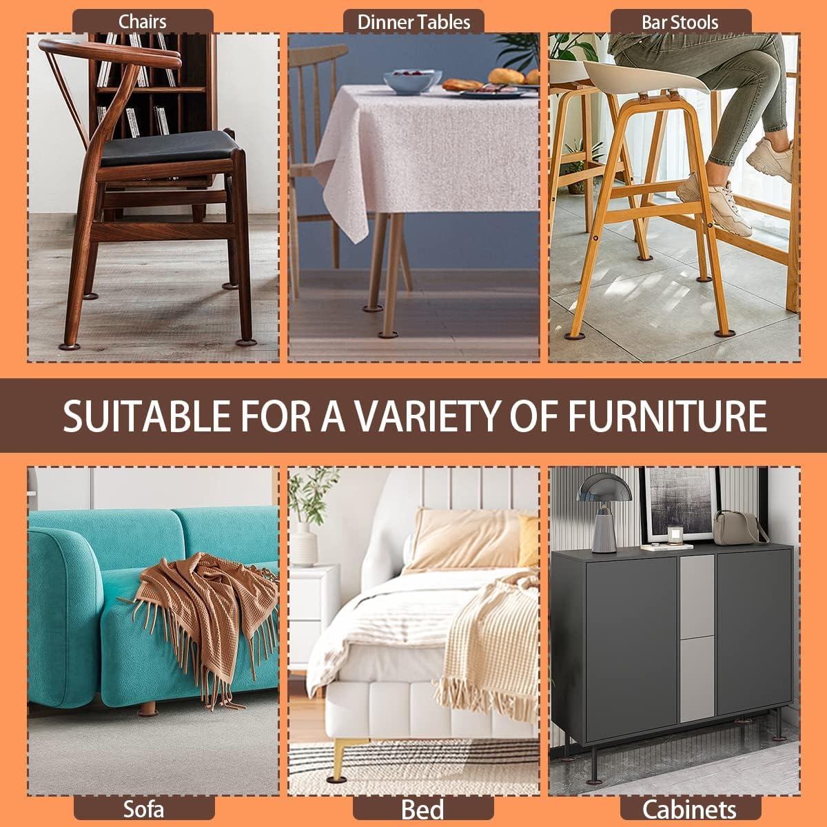 Almohadillas Antideslizantes para Muebles ASZUNE 4Pcs 6.35cm