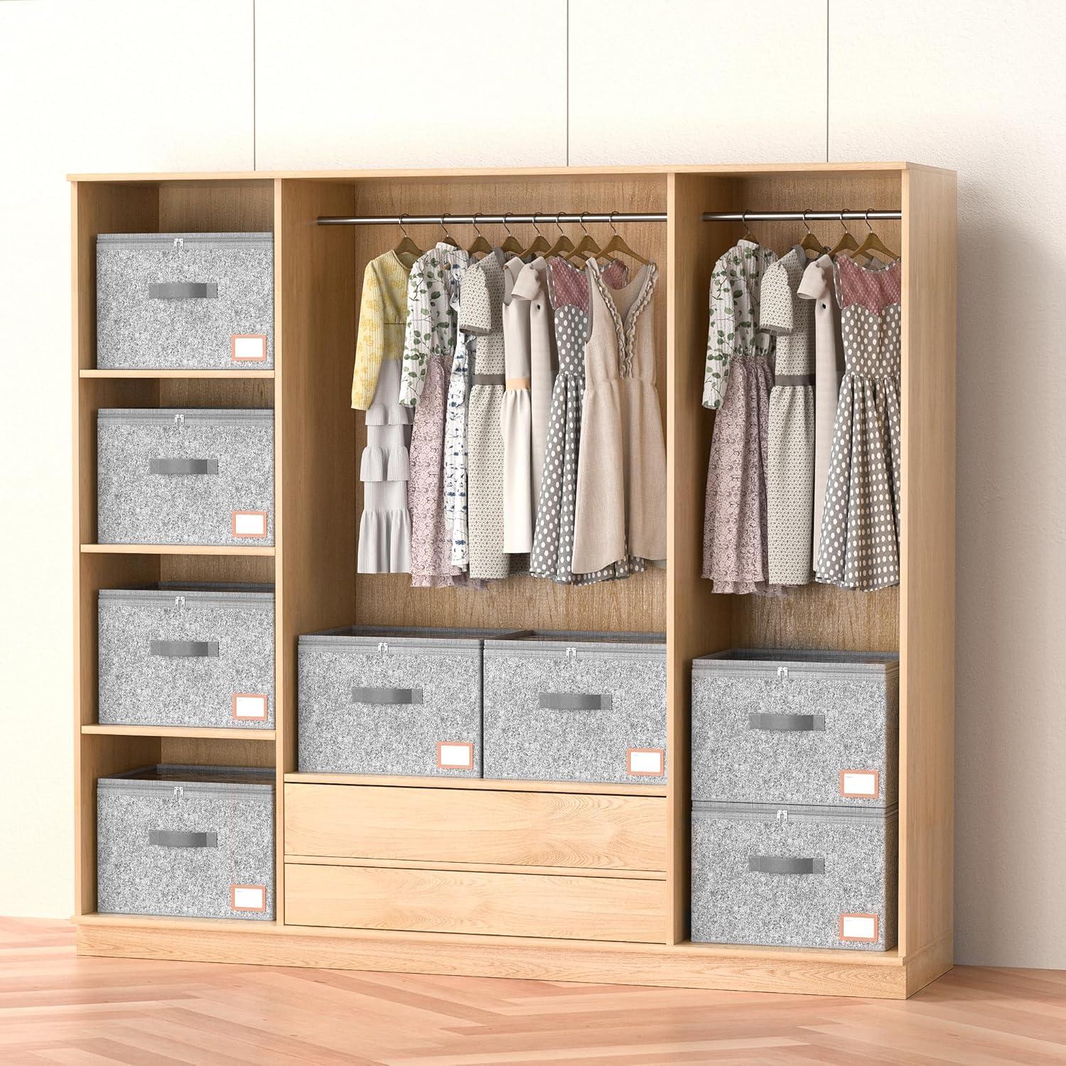 Organizador de Zapatos Ajustable PENGLONG Fieltro Negro 16 Pares