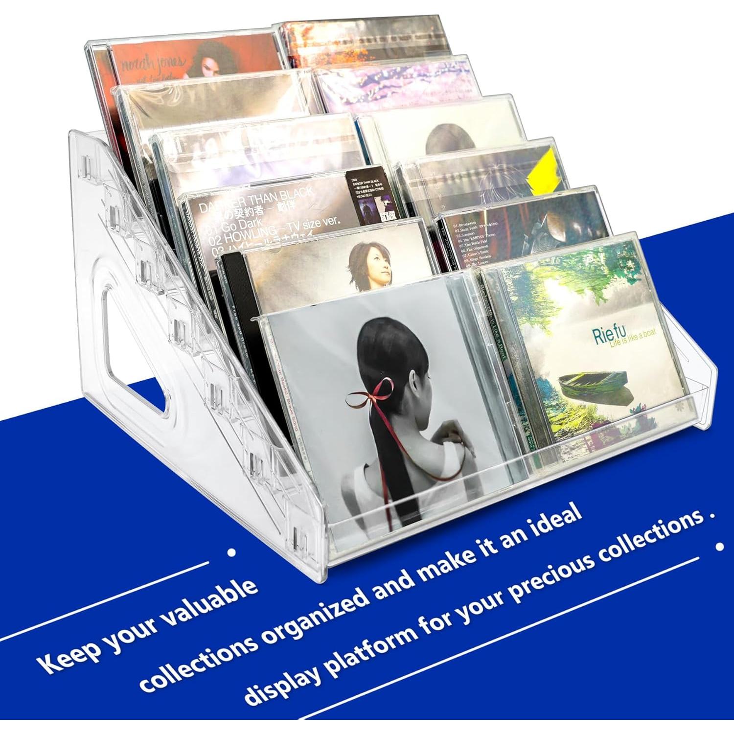 Soporte de Exhibición de Tarjetas Acrílico Philbinden 7 Niveles 30.48 cm