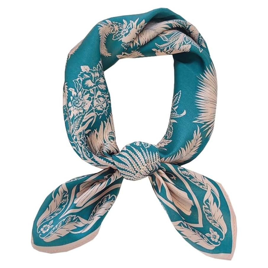 Bufanda de Seda 100% ANDANTINO 21x21 cm Diseño Moderno