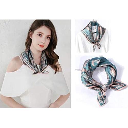 Bufanda de Seda 100% ANDANTINO 21x21 cm Diseño Moderno