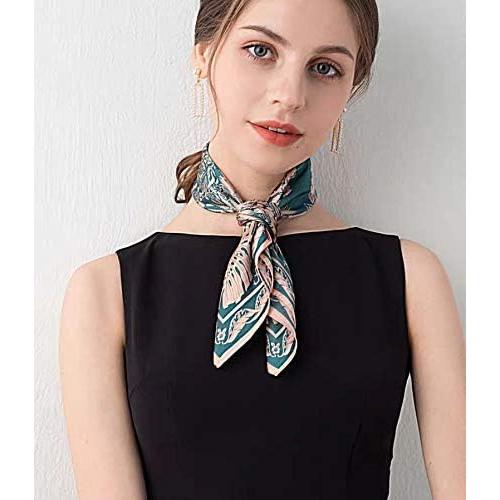 Bufanda de Seda 100% ANDANTINO 21x21 cm Diseño Moderno