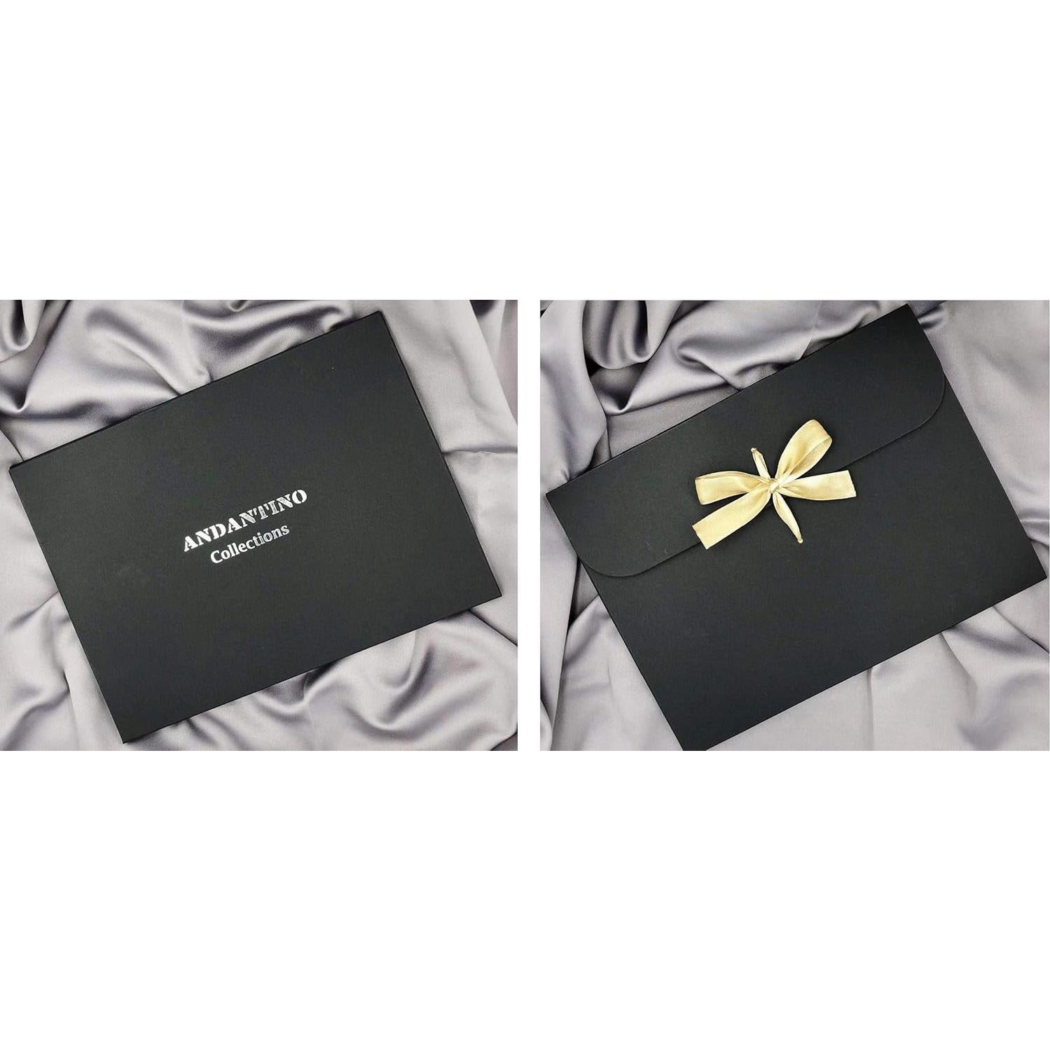 Bufanda de Seda 100% ANDANTINO 21x21 cm Diseño Moderno