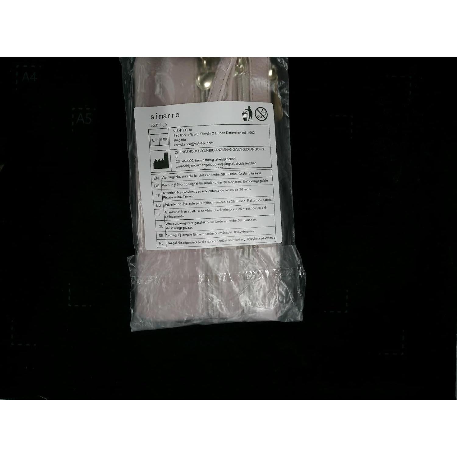 Cartera de muñeca Simarro de PU suave con múltiples bolsillos