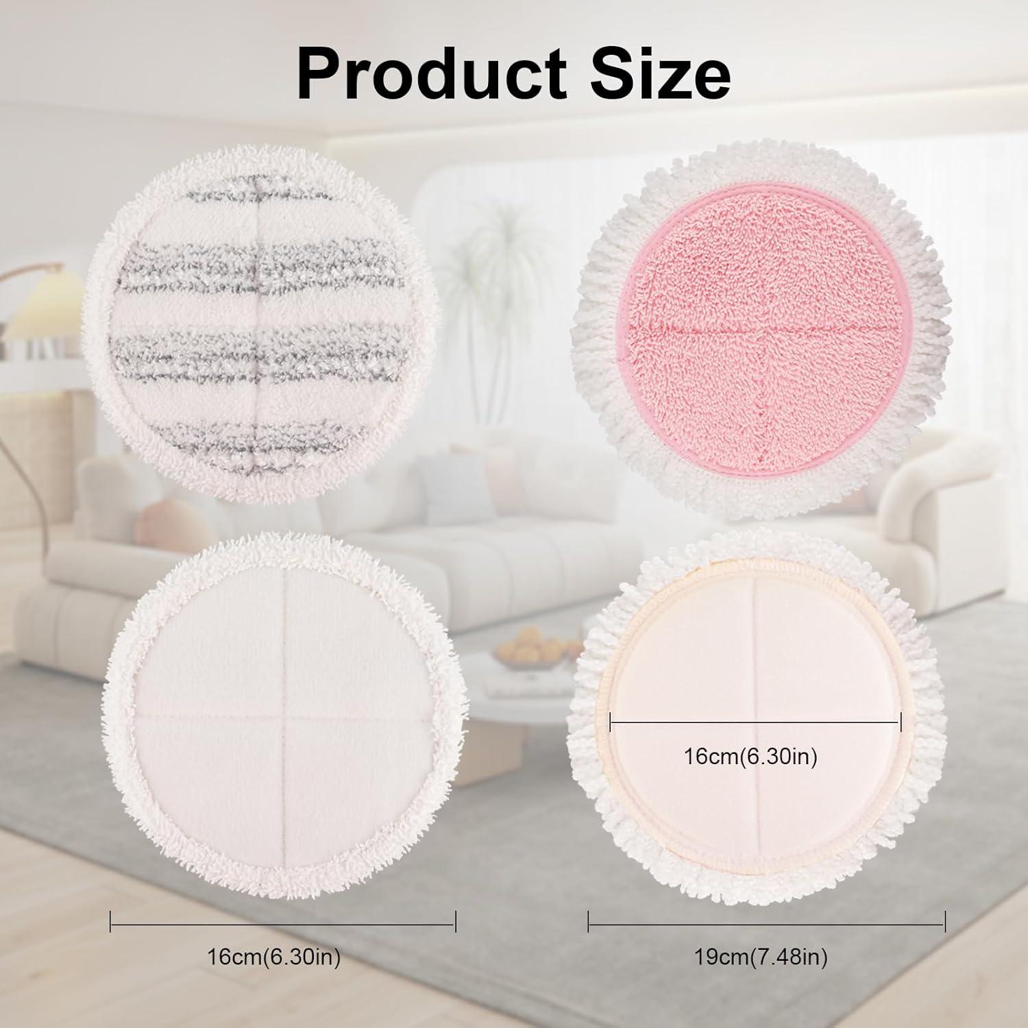 Almohadillas de Mopa Eléctrica GreeSuit 16 cm - 4 Paquete