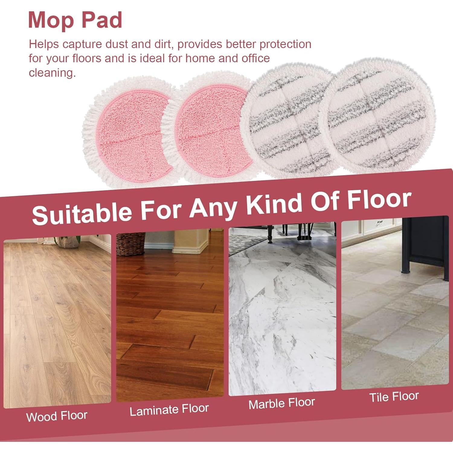 Almohadillas de Mopa Eléctrica GreeSuit 16 cm - 4 Paquete