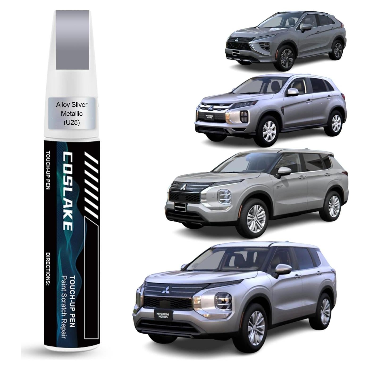 Pintura de Retoque COSLAKE Plateado Metálico U25 para Mitsubishi