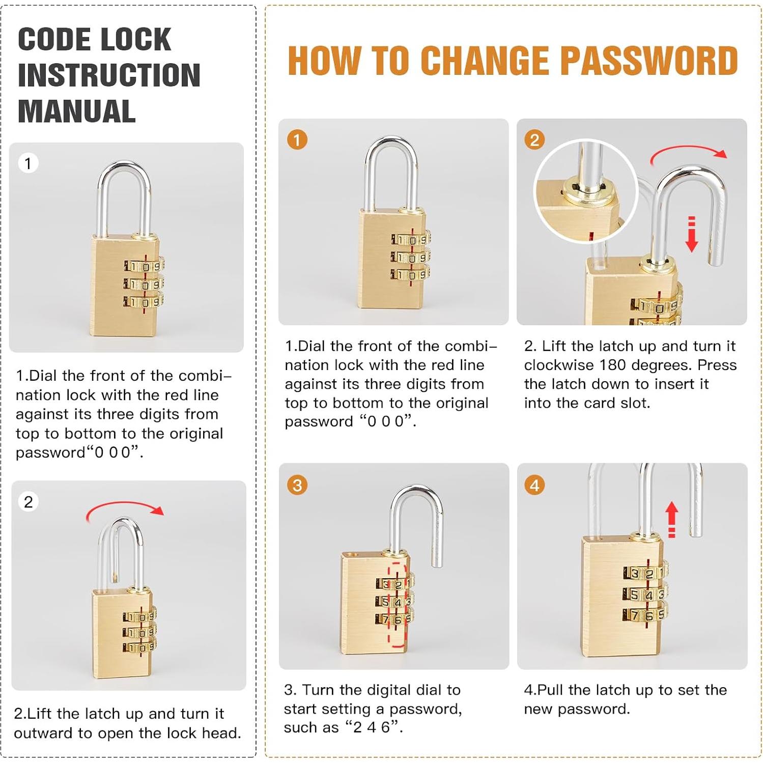 Cerradura de Perilla Temeili Negra con Candado - Sin Perforación