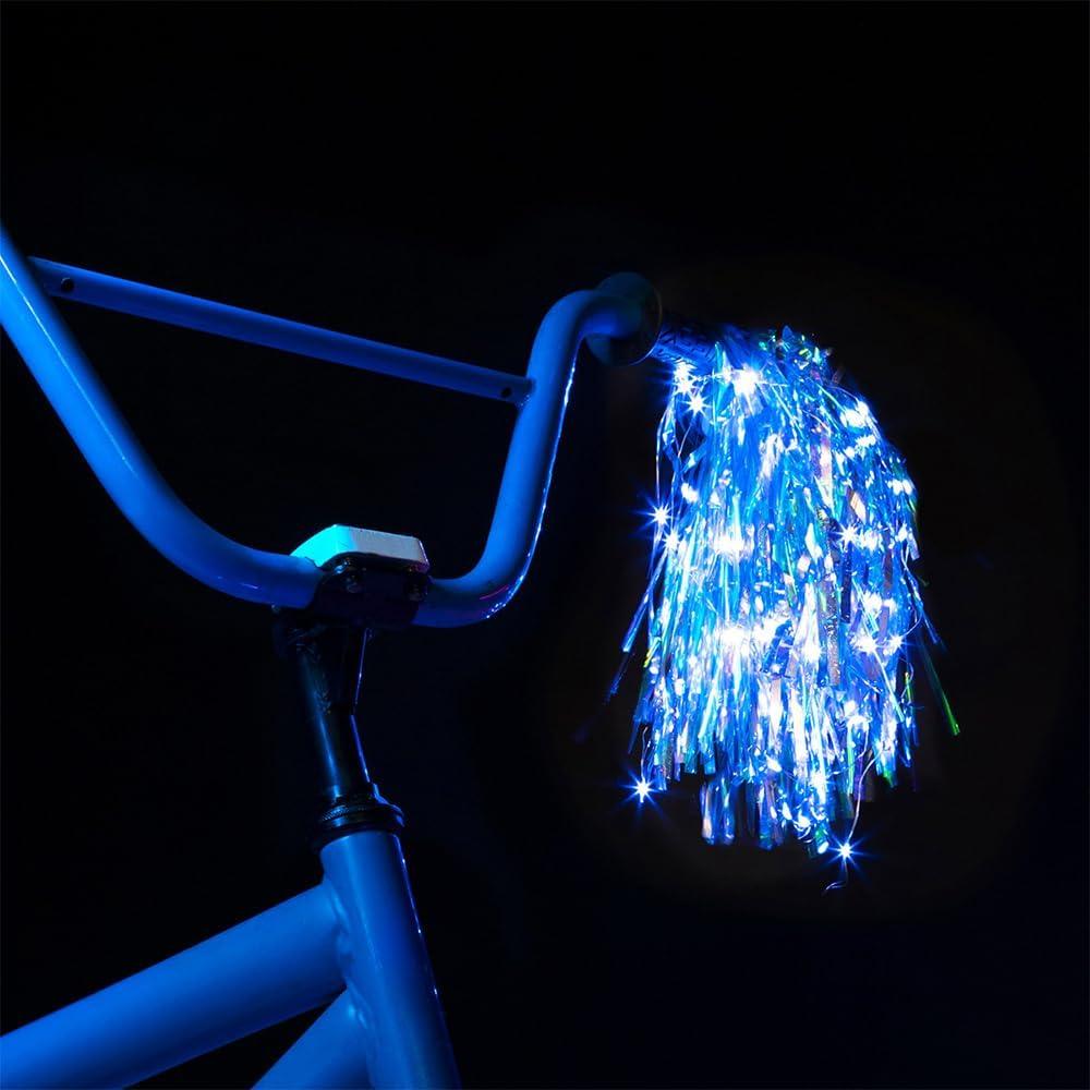Borlas LED para Bicicletas Brightz - Paquete de 2, Azul
