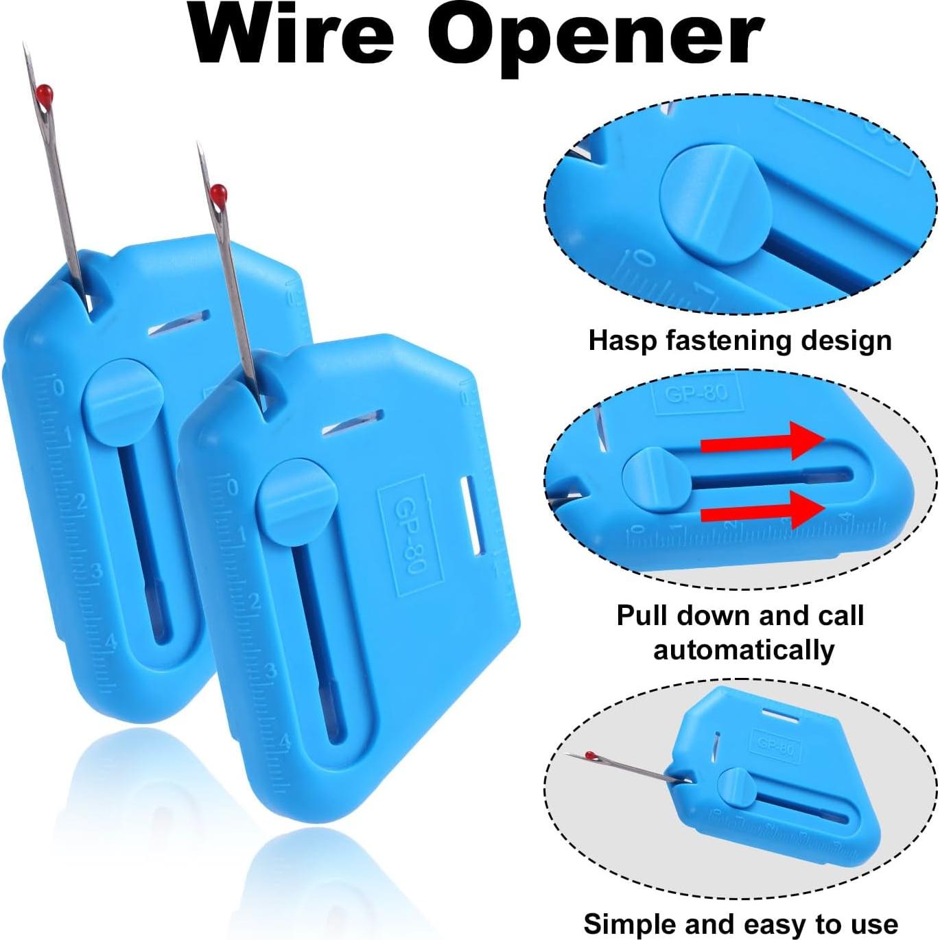 Guía de Costura Magnética Ajustable 2-en-1 BOXOB Azul