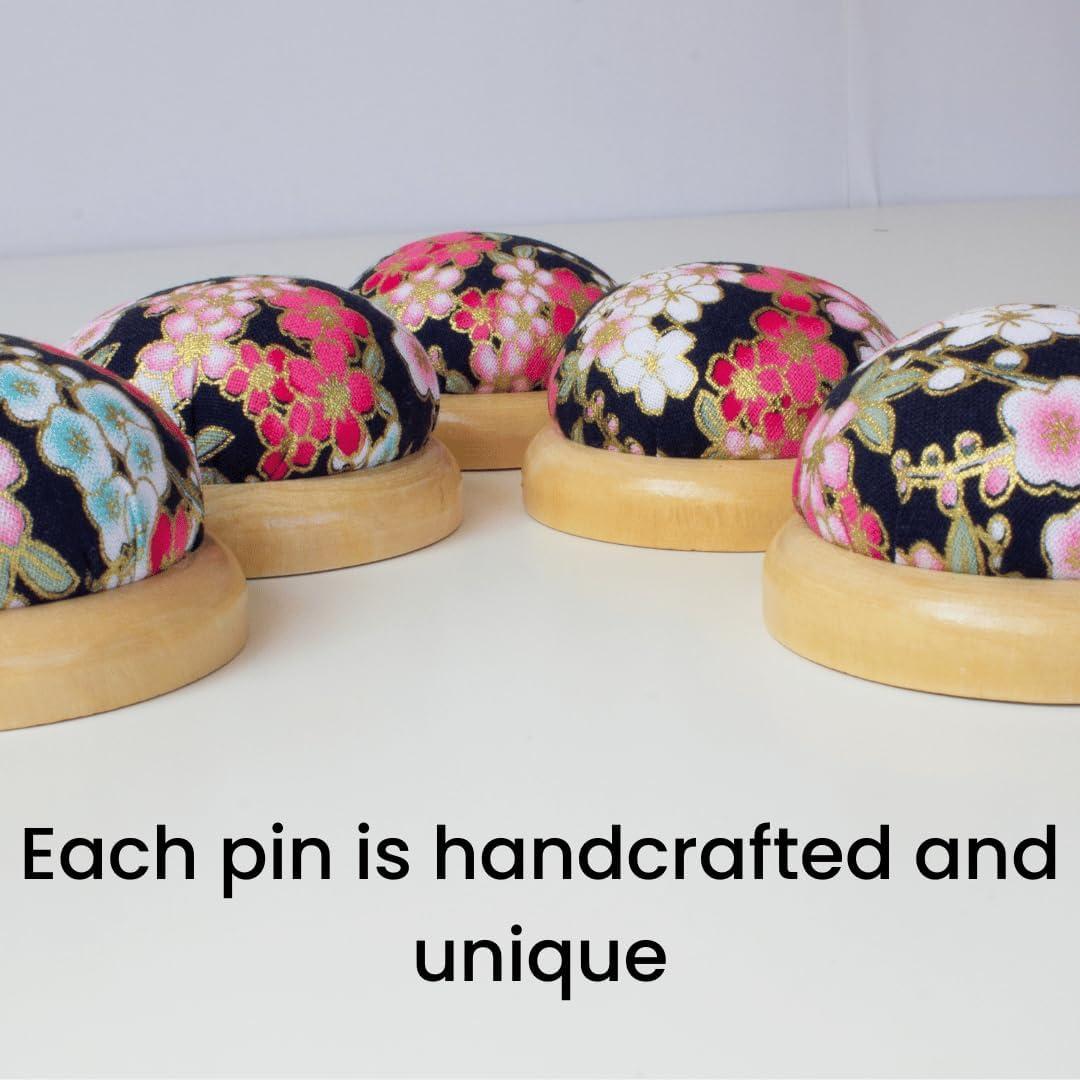 Almohadilla para Alfileres Fair Goods con Base de Madera 6.35cm