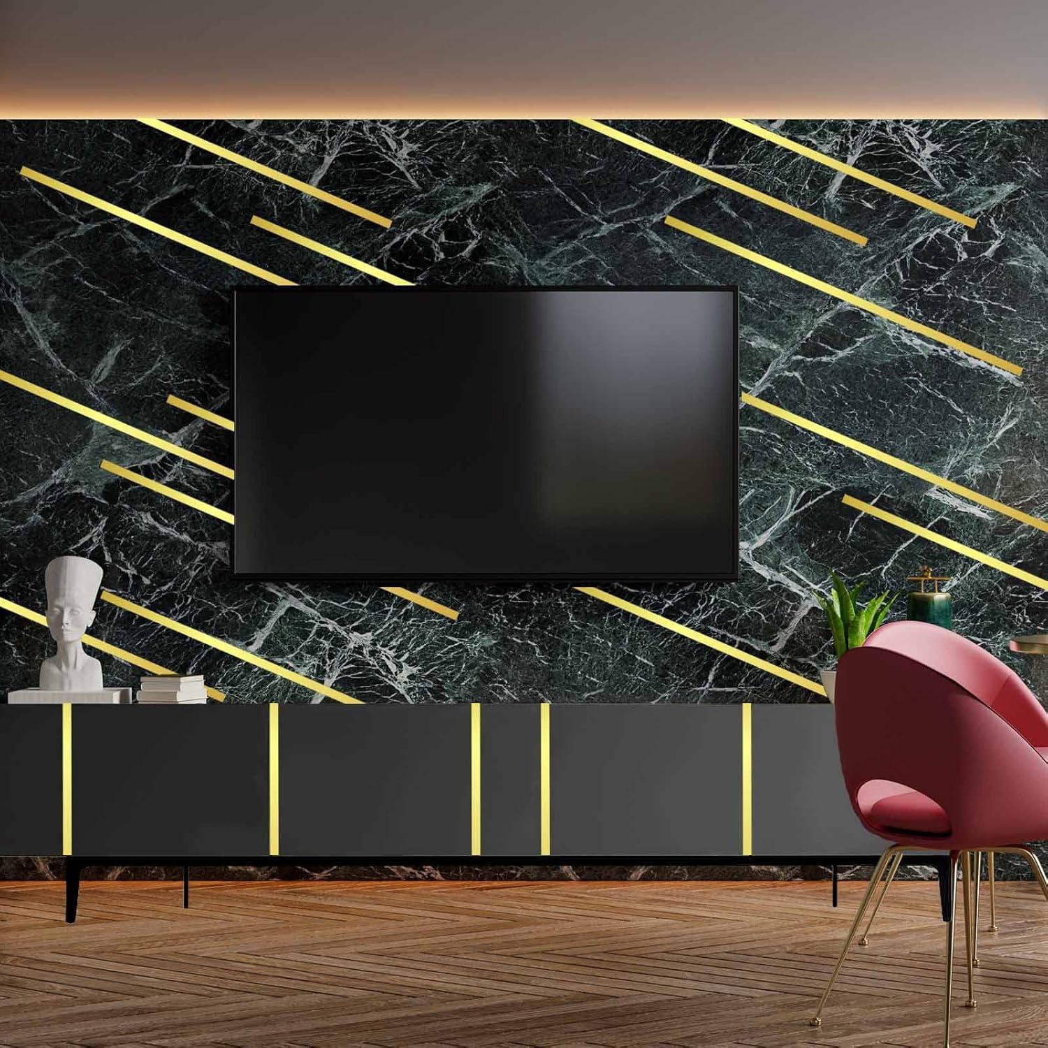 Cinta Washi Dorada HFKPJRT - 14 Rollos 1.27 cm x 25.15 m