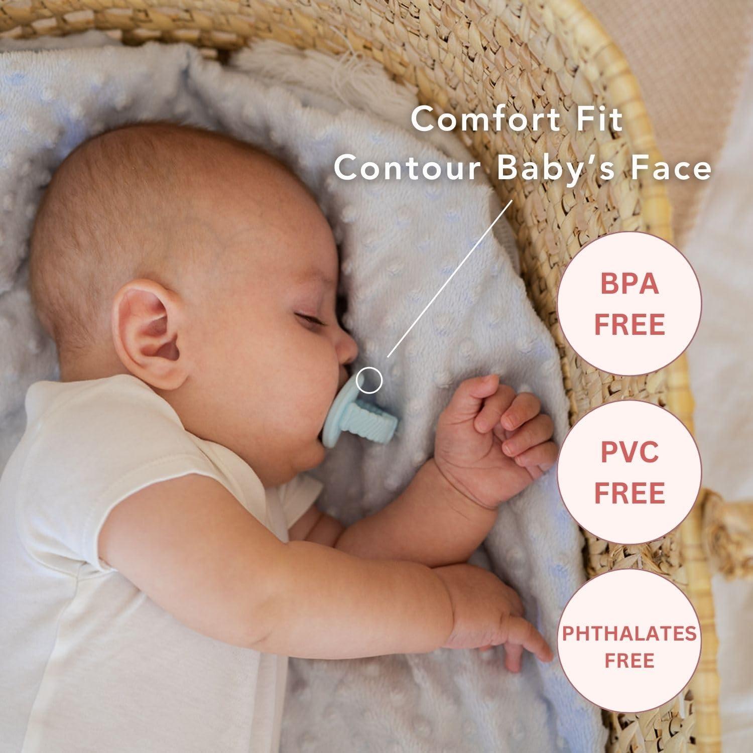 Chupete NatureBond Silicona 2 en 1 para Bebés 0-6 Meses