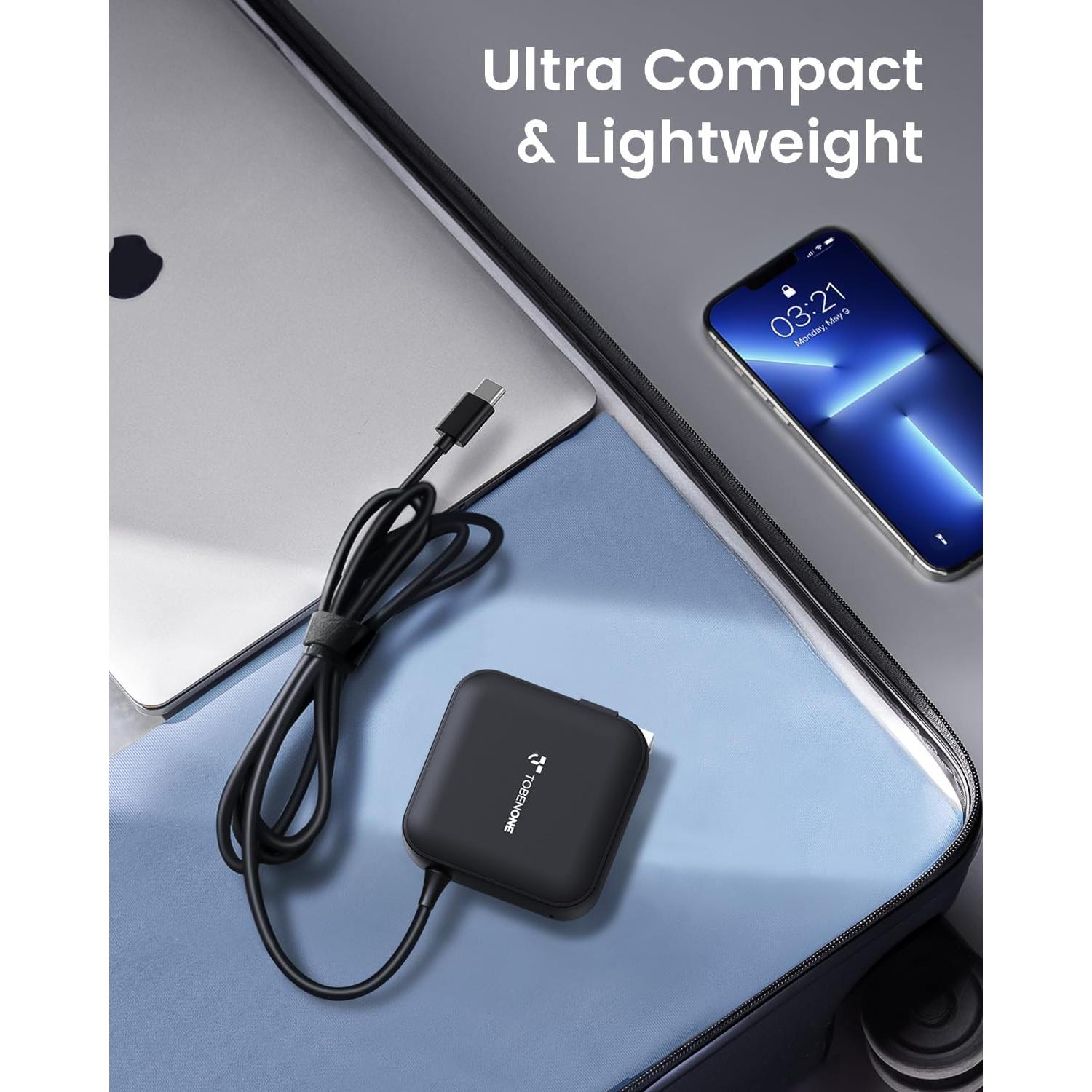 Cargador USB C 100W GaN III Plegable para Laptop