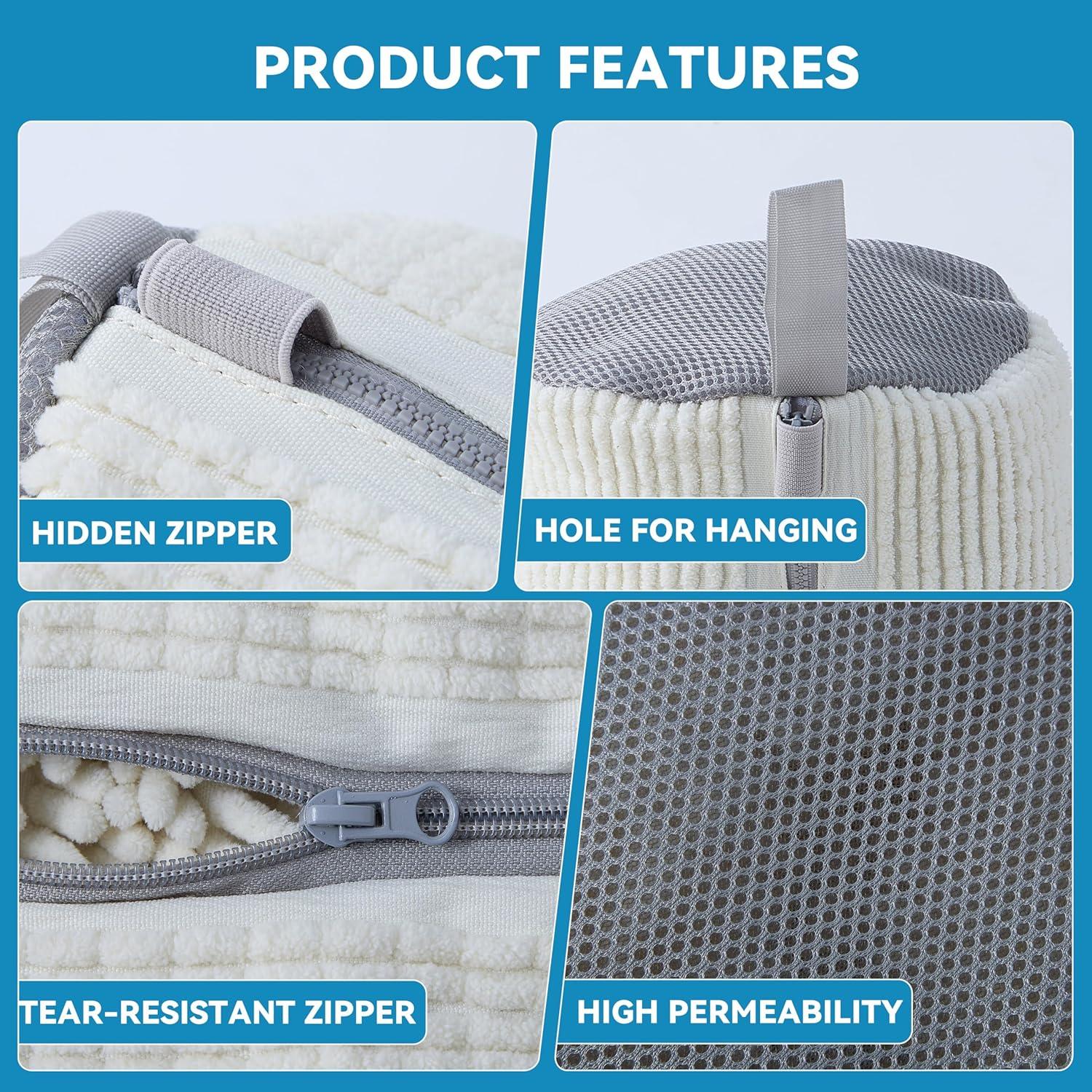 Bolsas de Lavado de Zapatos Limaap - 2 Pcs Microfibra Reutilizables