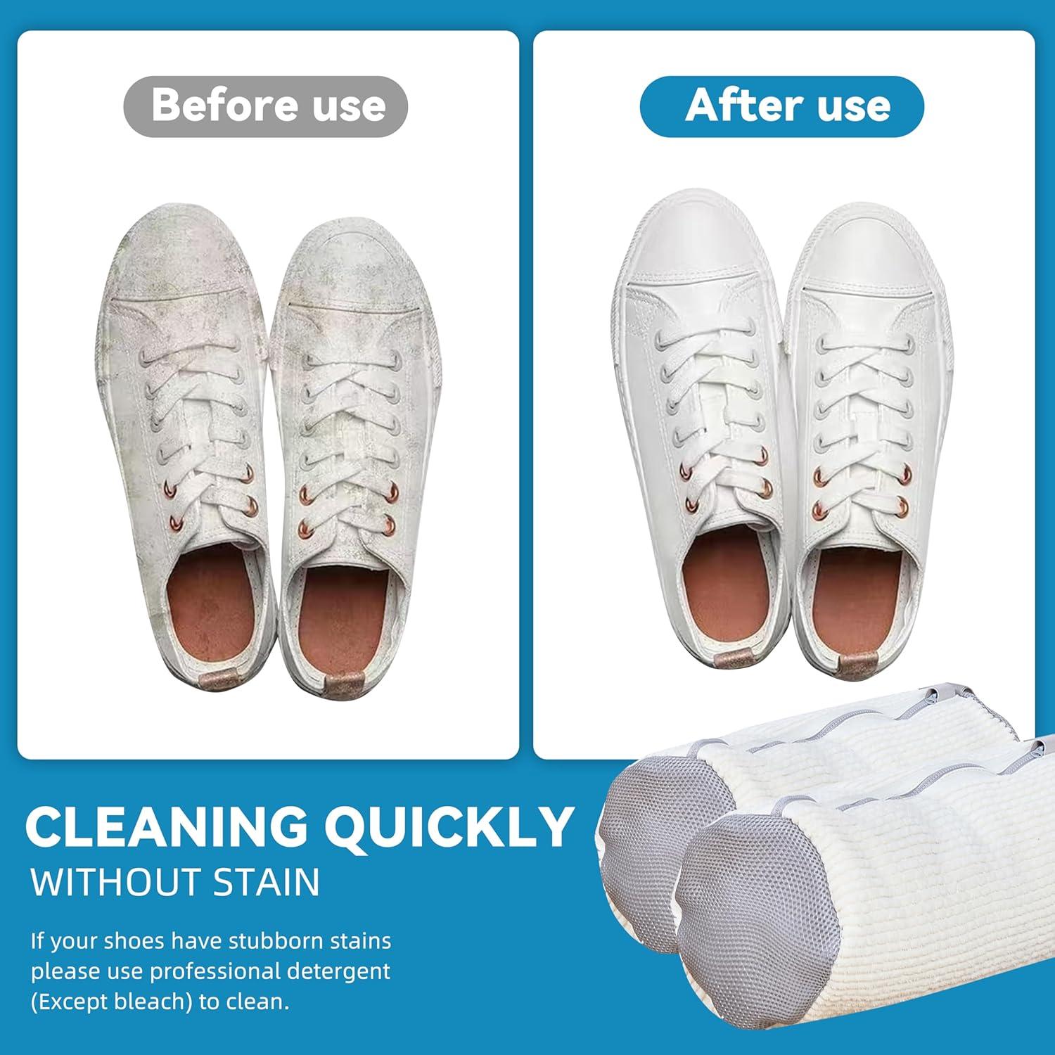 Bolsas de Lavado de Zapatos Limaap - 2 Pcs Microfibra Reutilizables