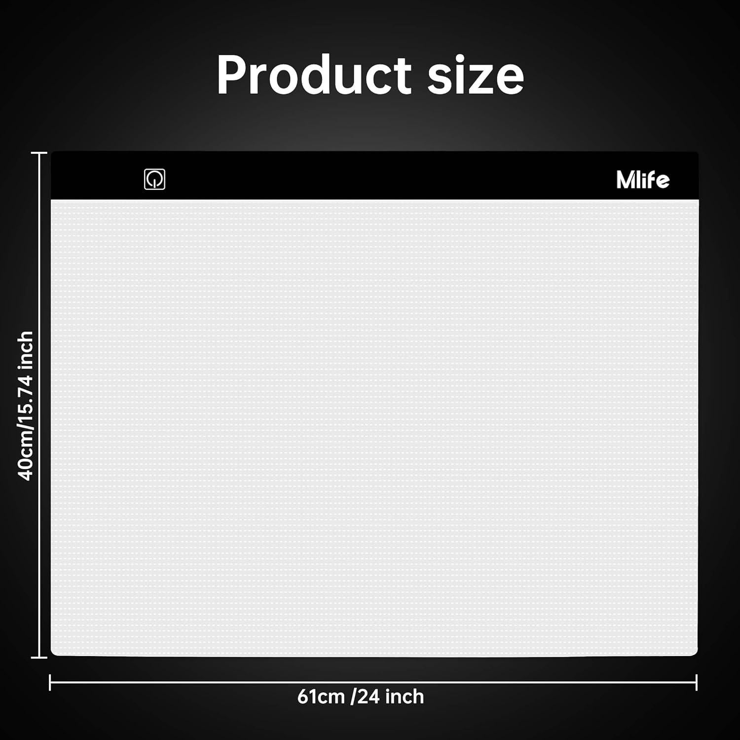 Panel de Luz LED A2 Mlife para Arte de Diamante 61x40cm