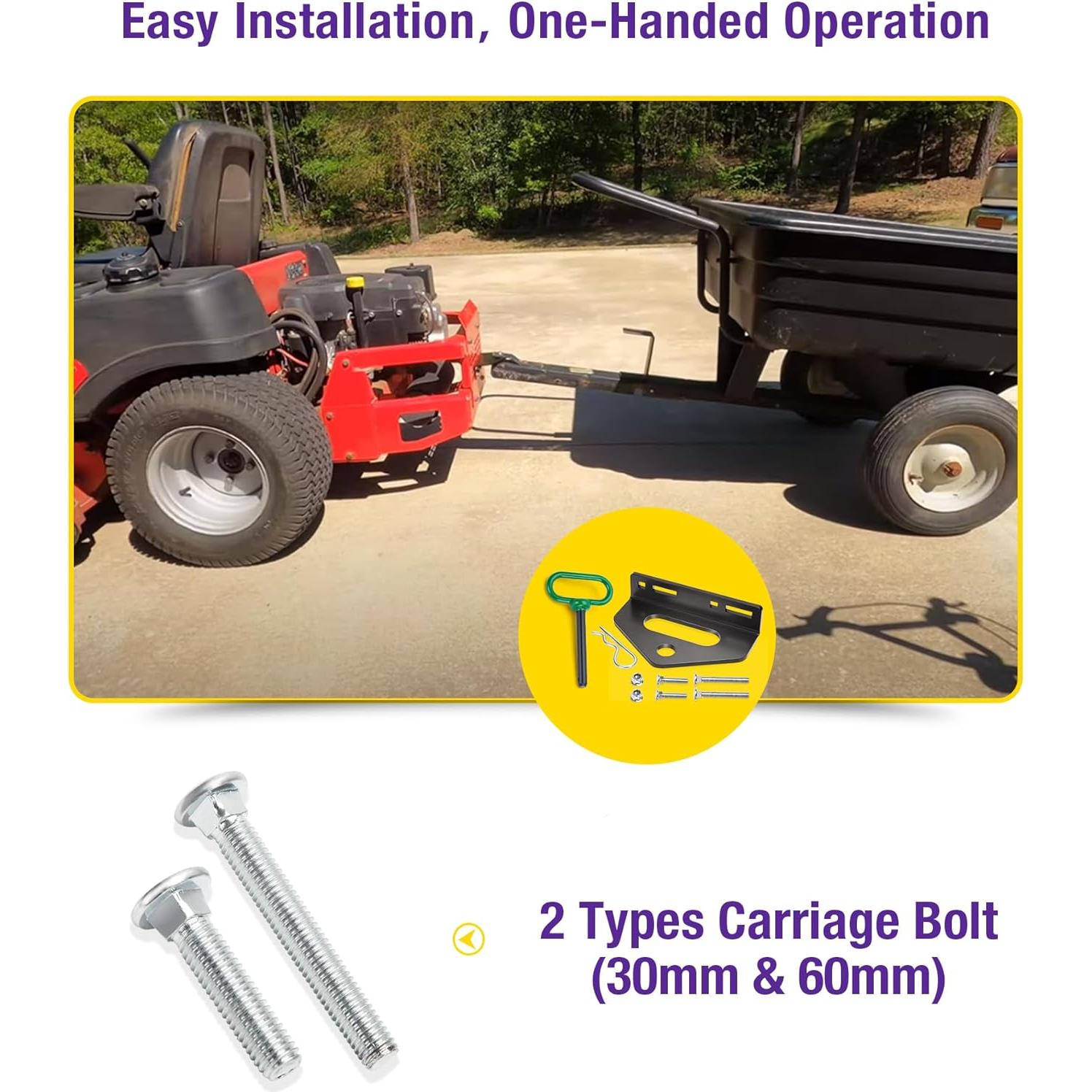 Enganche de remolque HOWBOW giro cero con pasador 0.99 kg