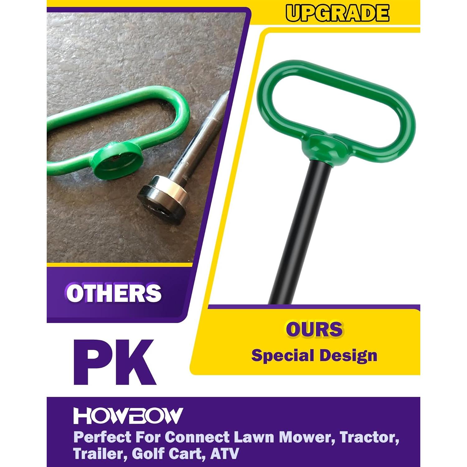 Enganche de remolque HOWBOW giro cero con pasador 0.99 kg
