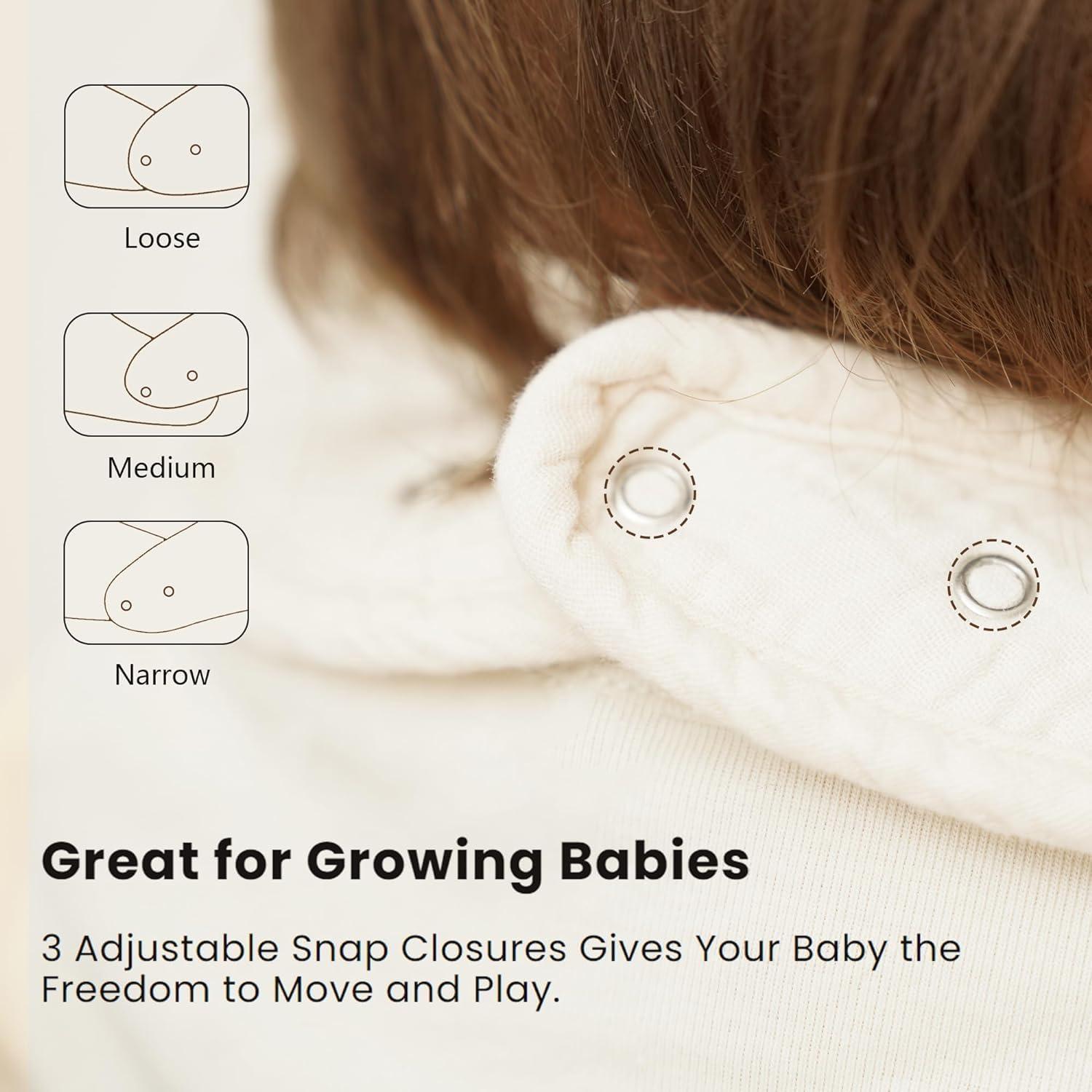 Baberos de Muselina para Bebés Konssy - 8 Piezas Unisex