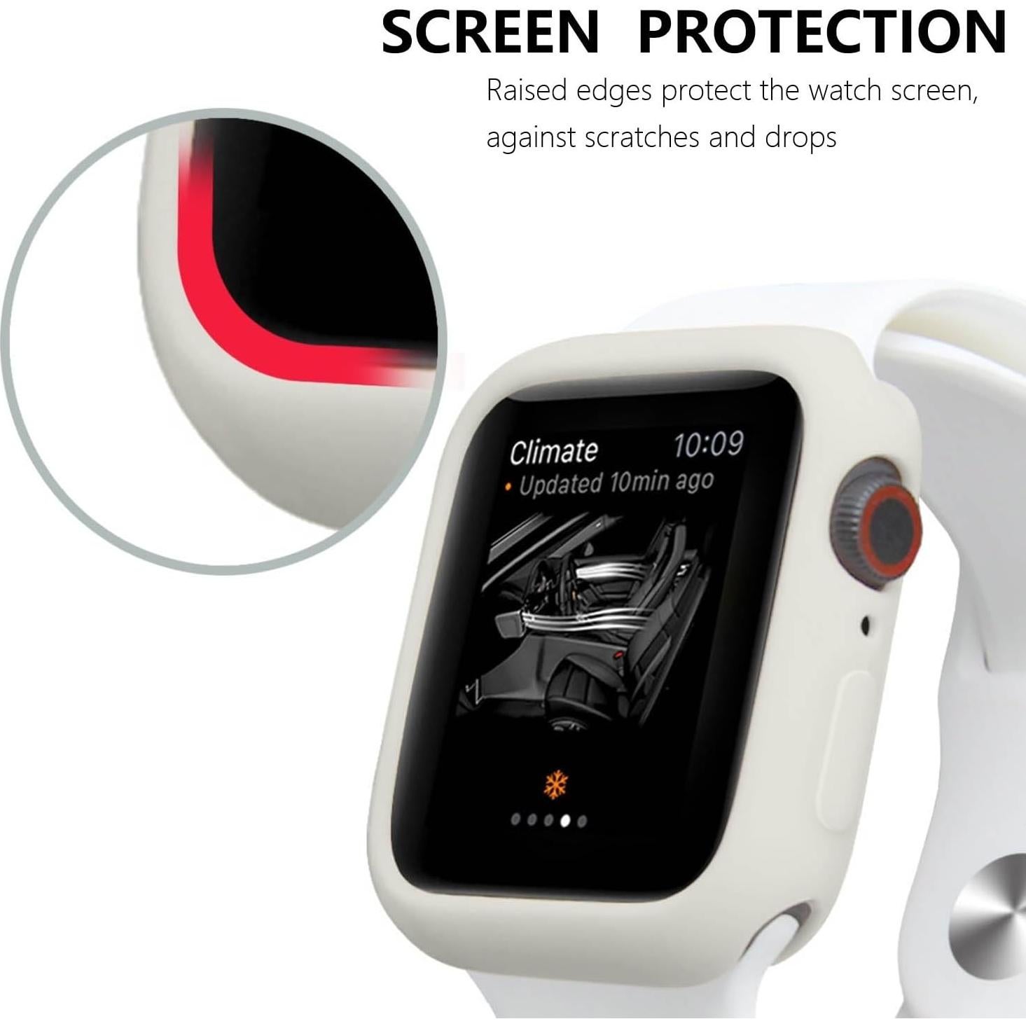 Funda Bumper Ultra Delgada TPU Hontao para iWatch 42mm