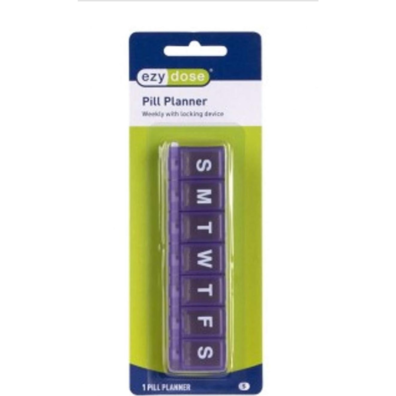 EZY DOSE Estuche Organizador de Pastillas Semanal 7 Días