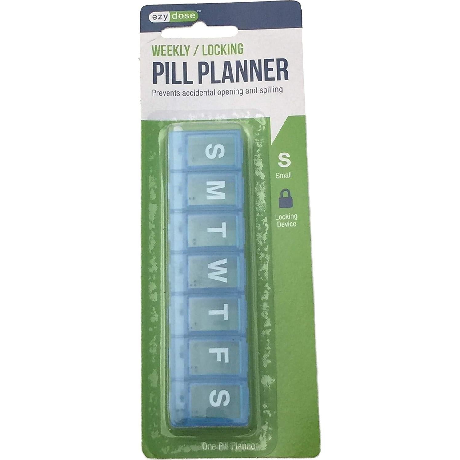 EZY DOSE Estuche Organizador de Pastillas Semanal 7 Días