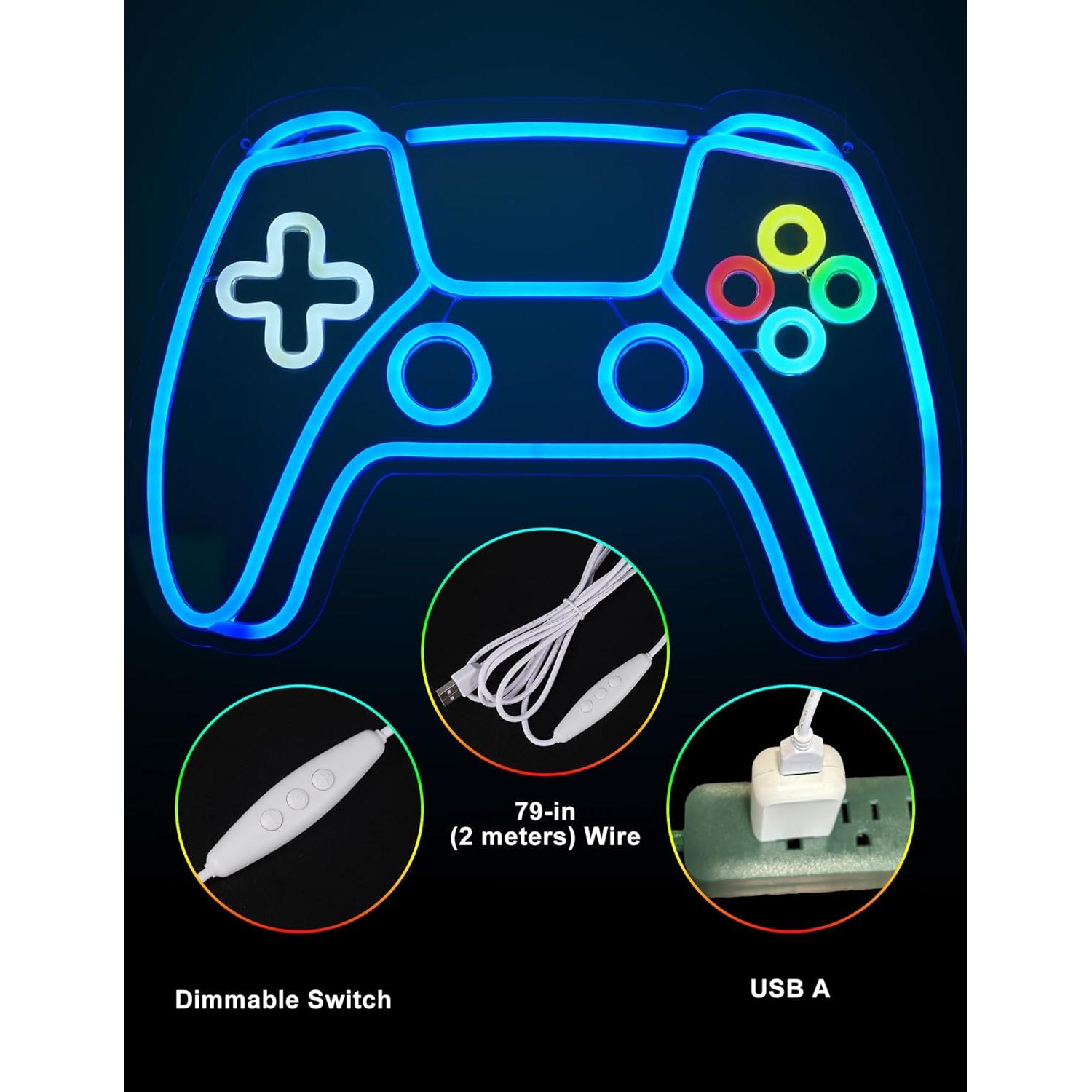 Luz de Neón Gamer iQuincy Controlador LED Dimmable USB